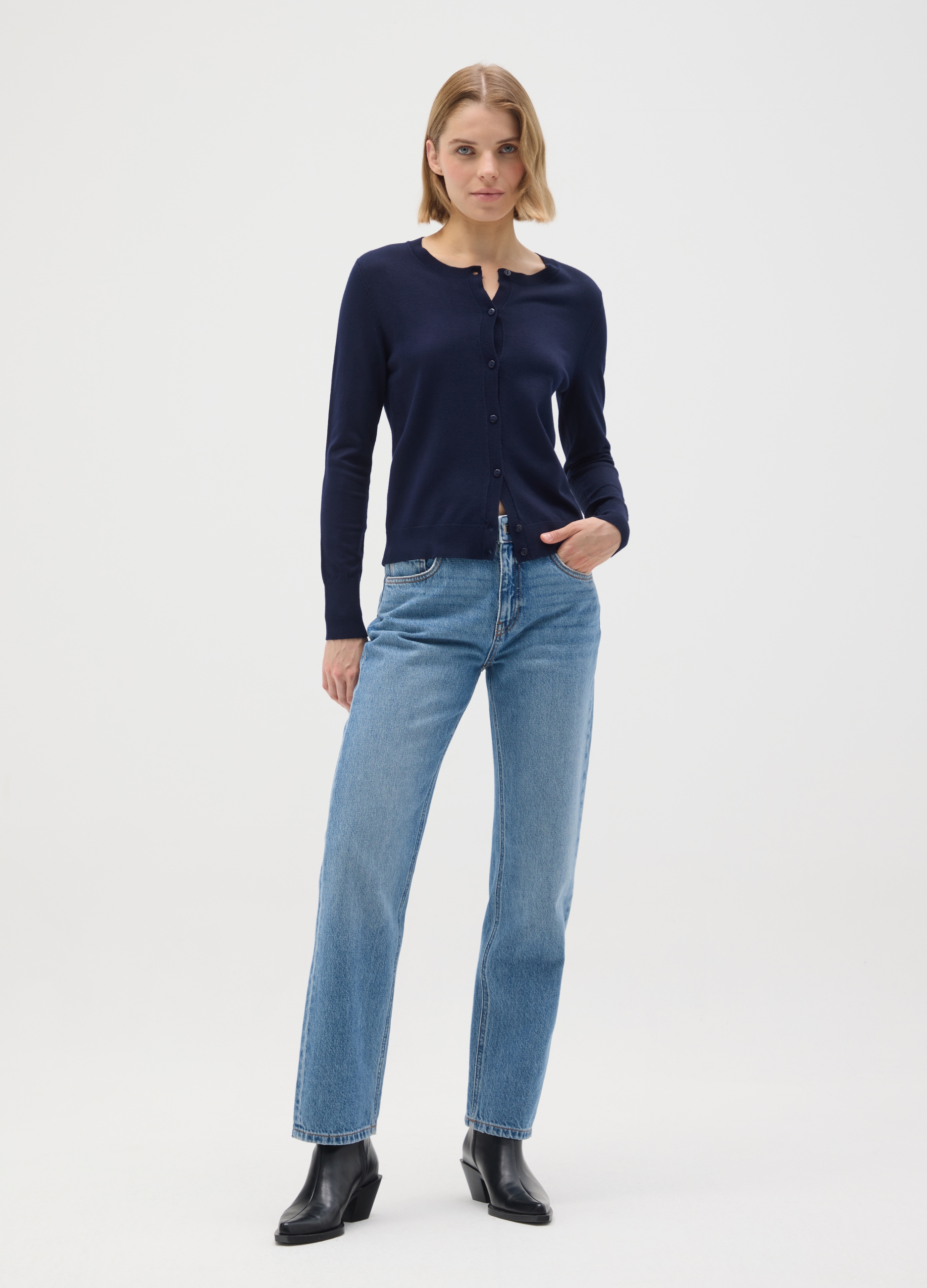 OVS , Cardigan Blu Regular Fit, Donna, Blu, Taglia: S