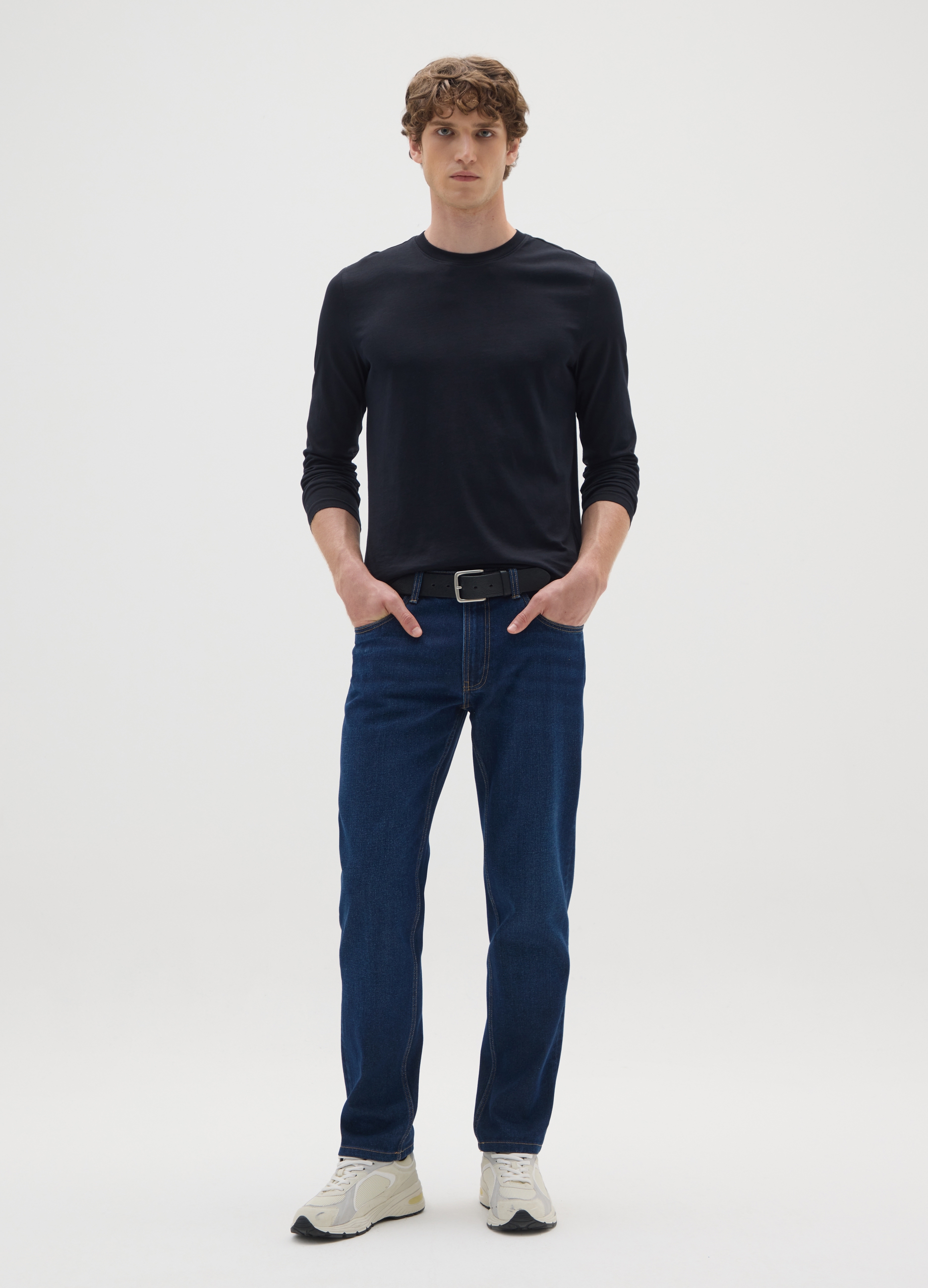 OVS, Jeans In Denim Blu Regular Fit, Uomo, Denim, Taglia: 48