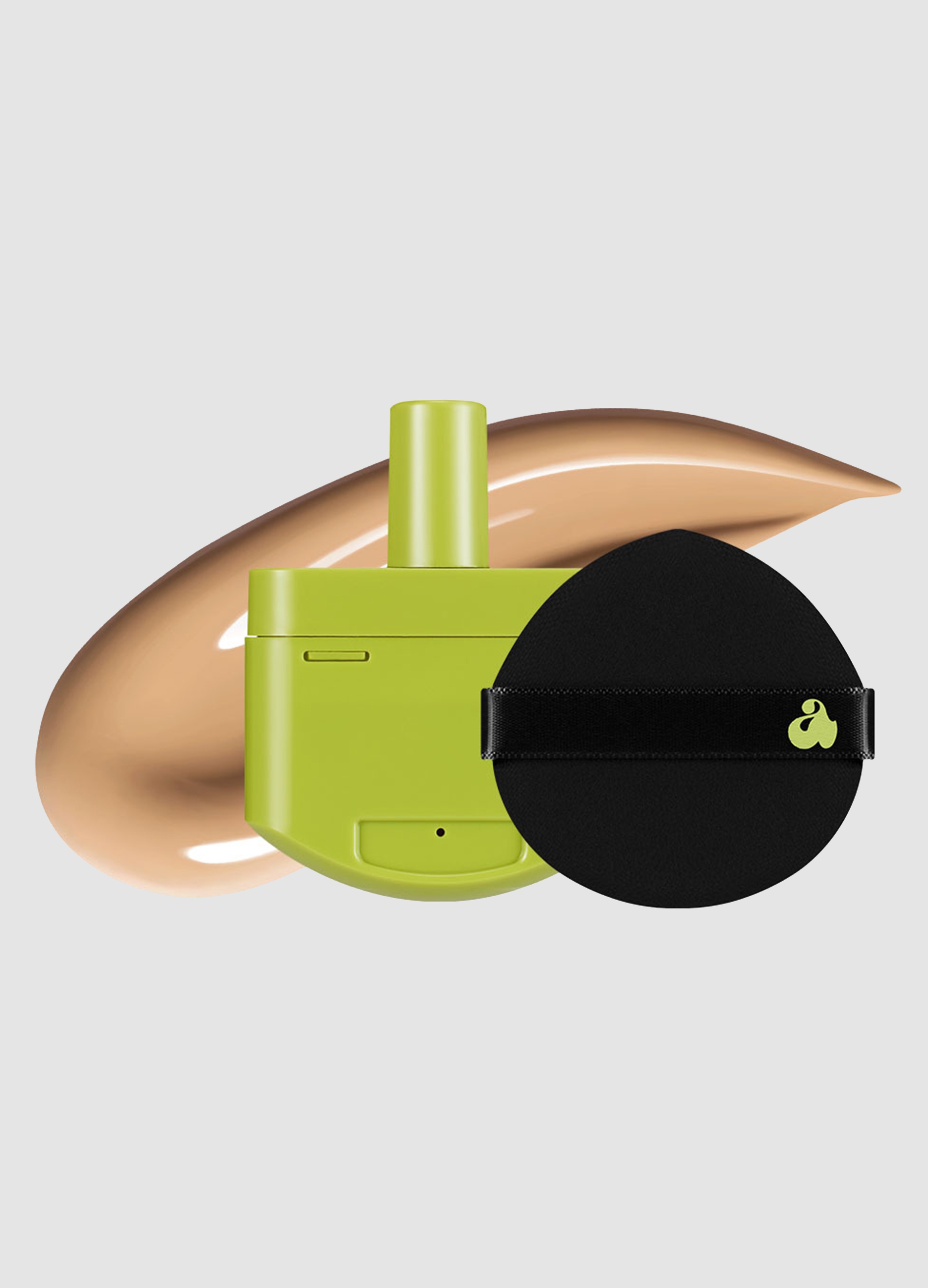 UNLEASHIA, Satin Wear Healthy-green Cushion Re-feel 23n Nude Beach - Make-up Coreano, Donna, Multicolor, Taglia: FASUL