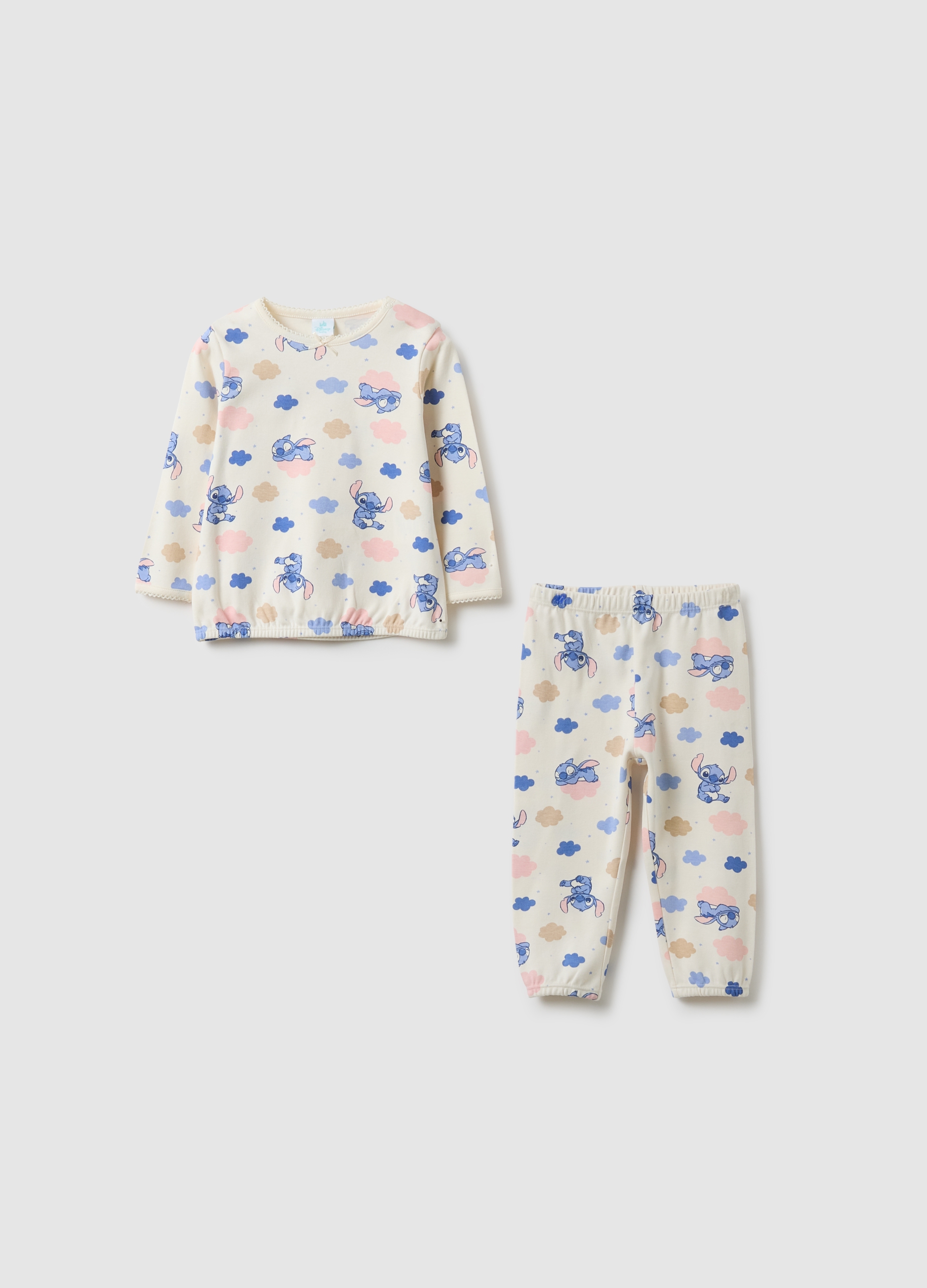 FAGOTTINO, Pigiama Multicolor Da Neonata In Puro Cotone Regular Fit Con Stampe, Bambina, Multicolor, Taglia: 9-12