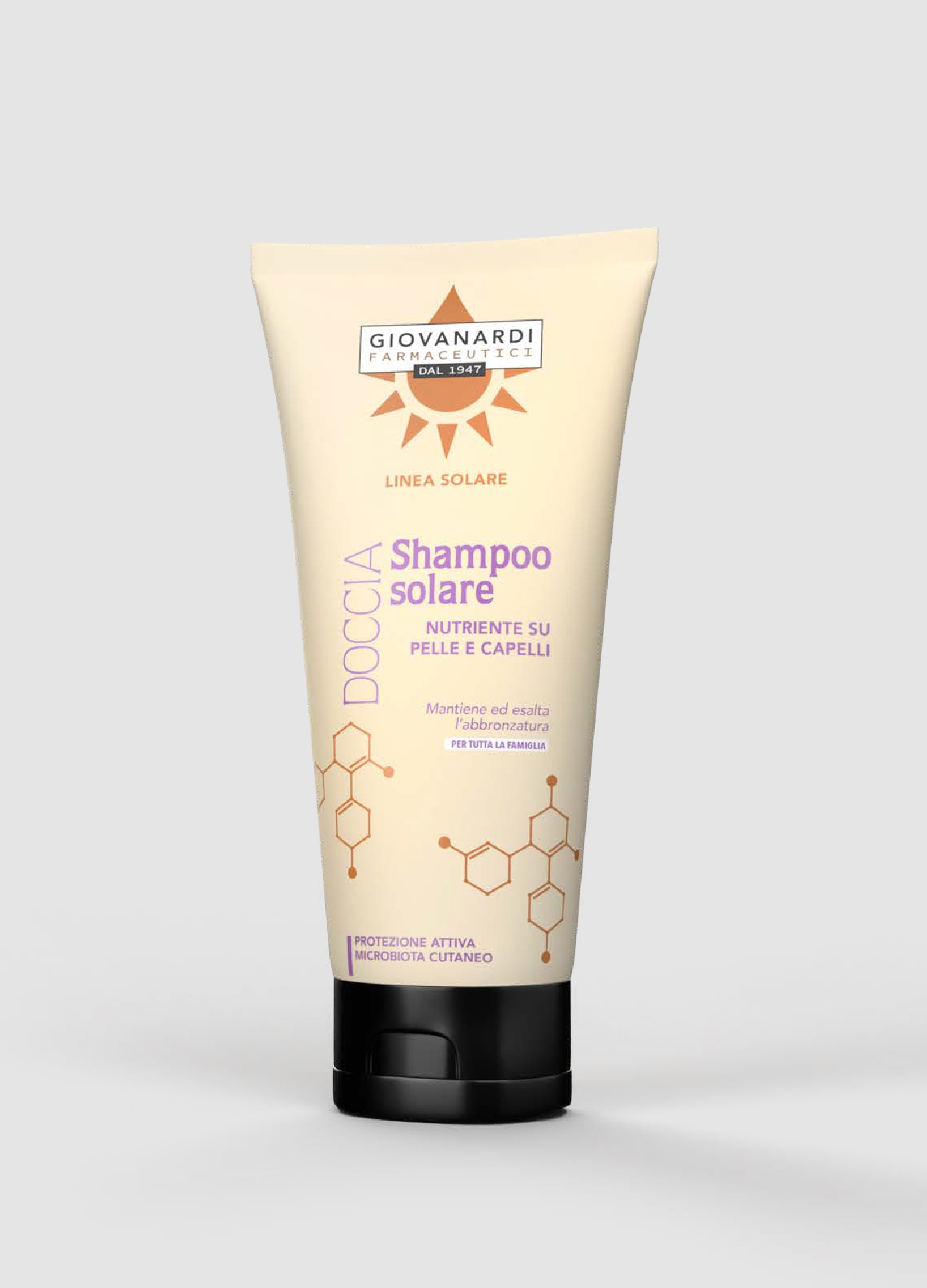 GIOVANARDI FARMACEUTICI, Doccia Shampoo Solare, Donna, Beige, Taglia: FASUL