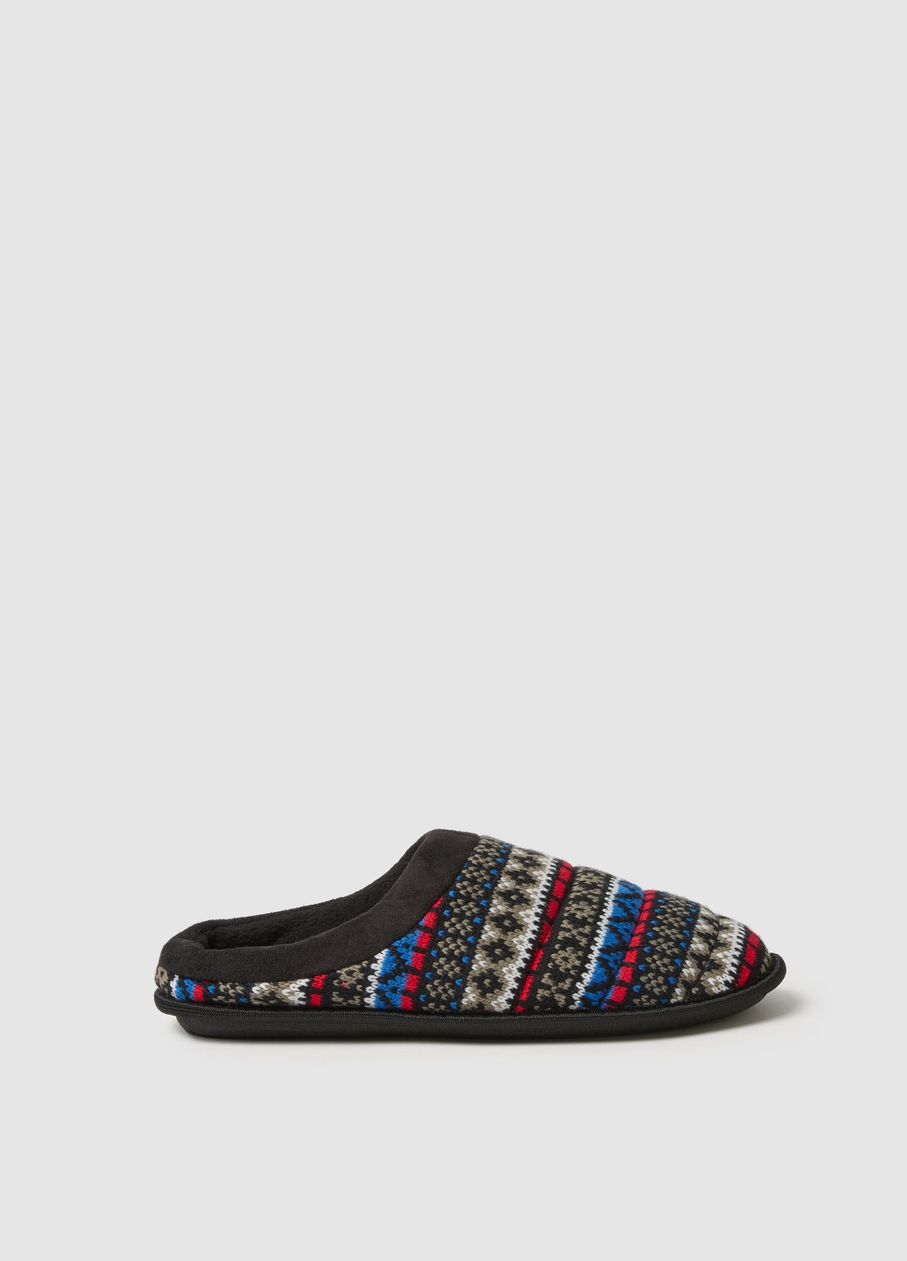 Zapatillas Multicolor Con Diseño, Hombre, Azul/Negro, Talla: 41