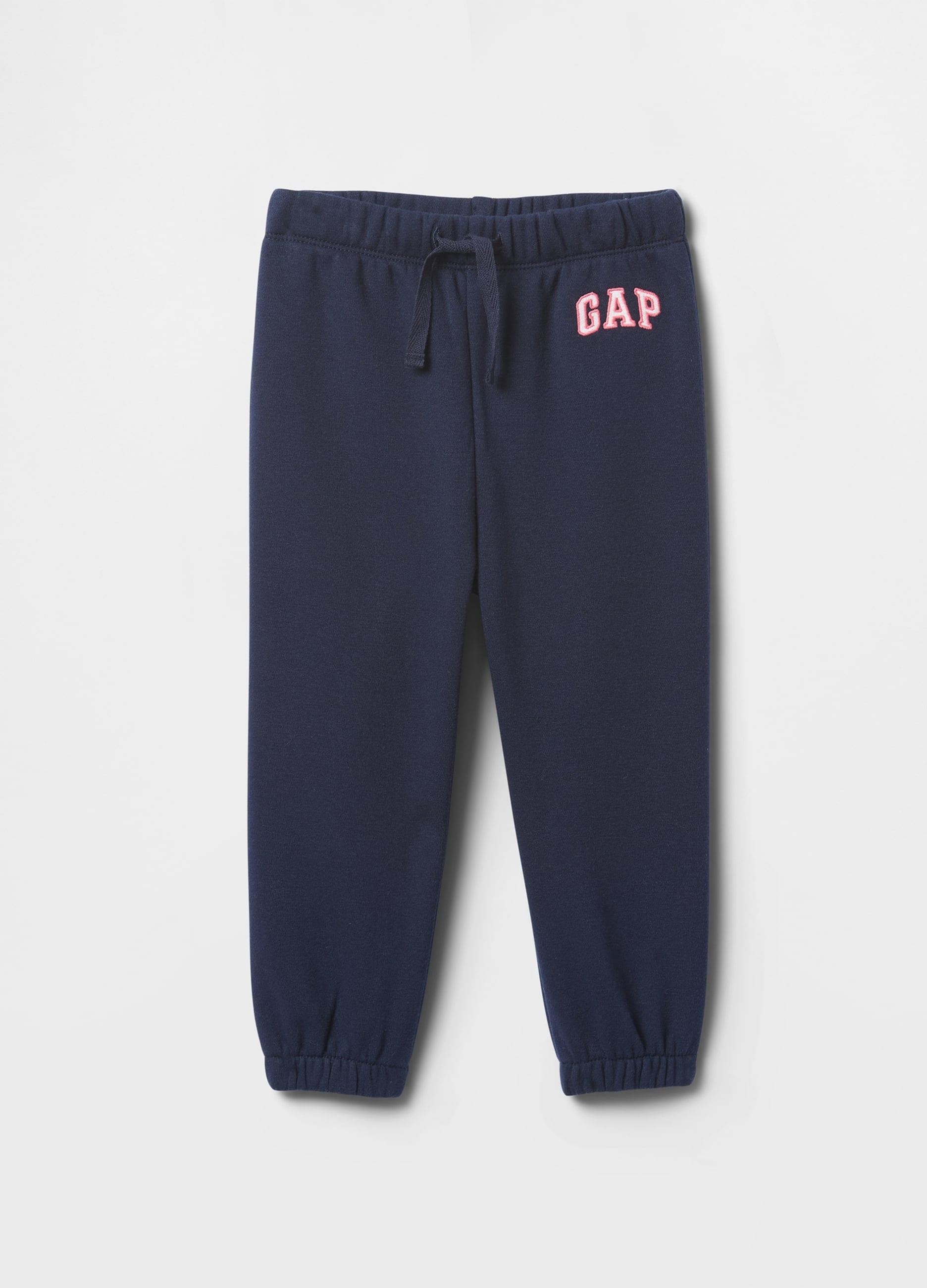 GAP KIDS, Pantaloni Jogger Blu In Misto Cotone Con Logo Gap, Bambina, Blu, Taglia: 5Y/107-114