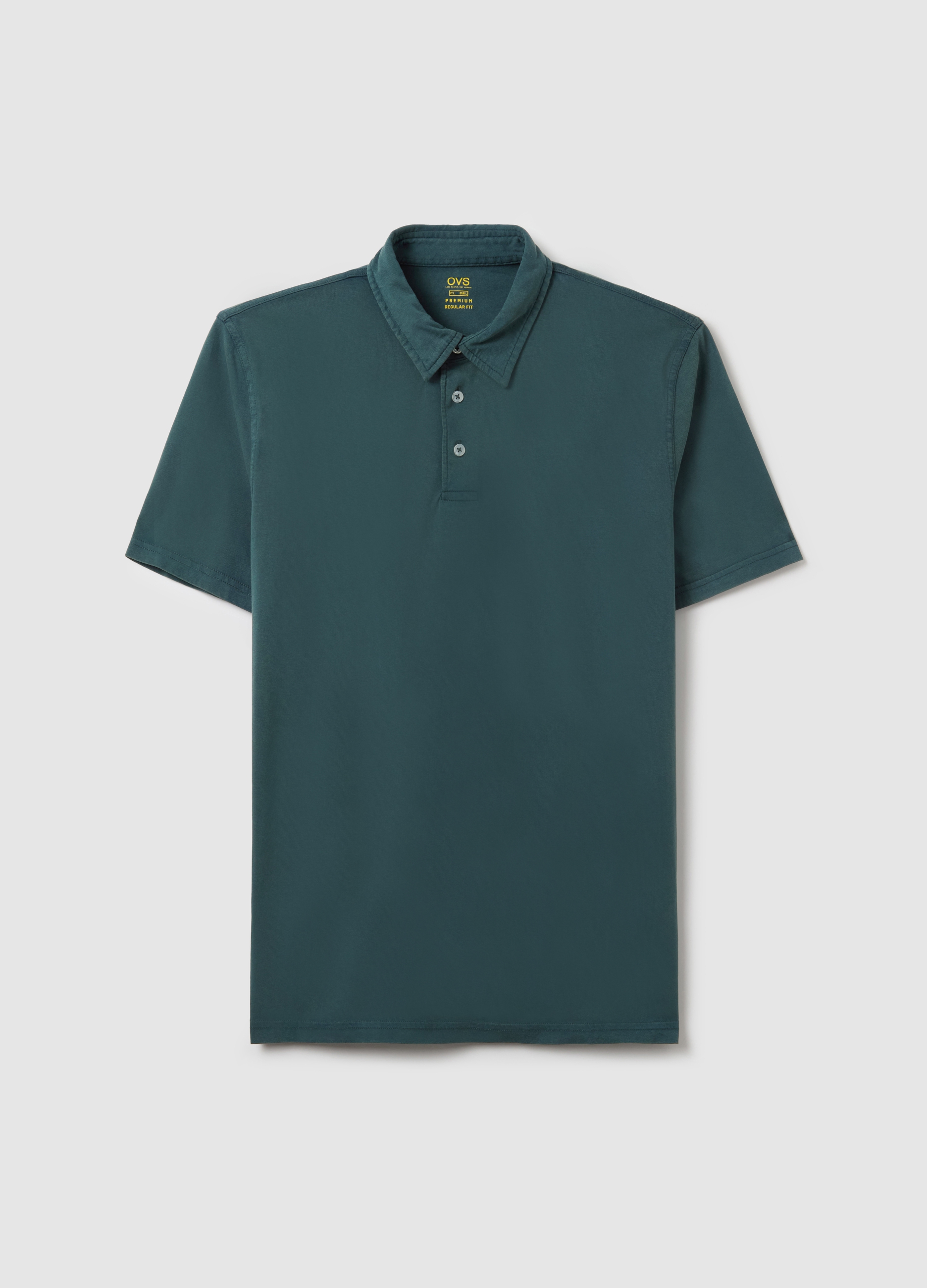 OVS , Polo Regular Fit In Jersey, Uomo, Verde, Taglia: M