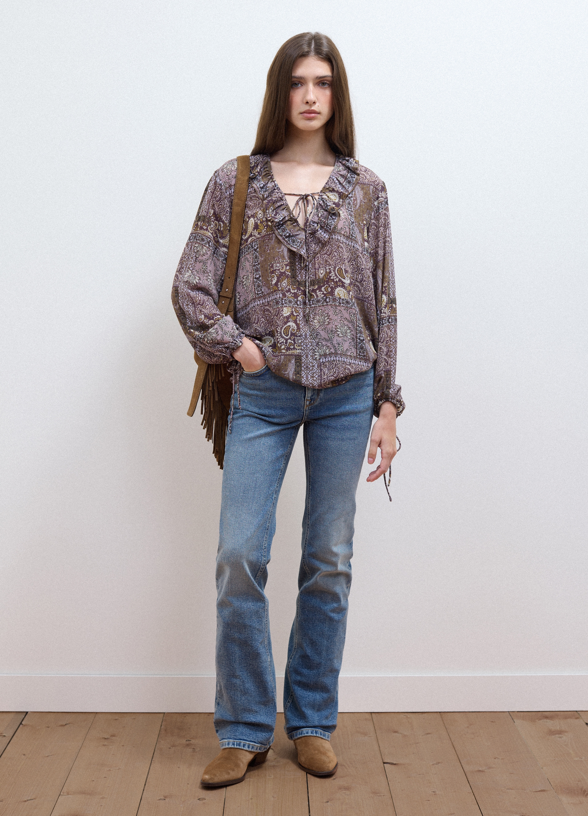 LES COPAINS, Jeans Bootcut Azzurri In Cotone Elasticizzato, Donna, Azzurro, Taglia: 40