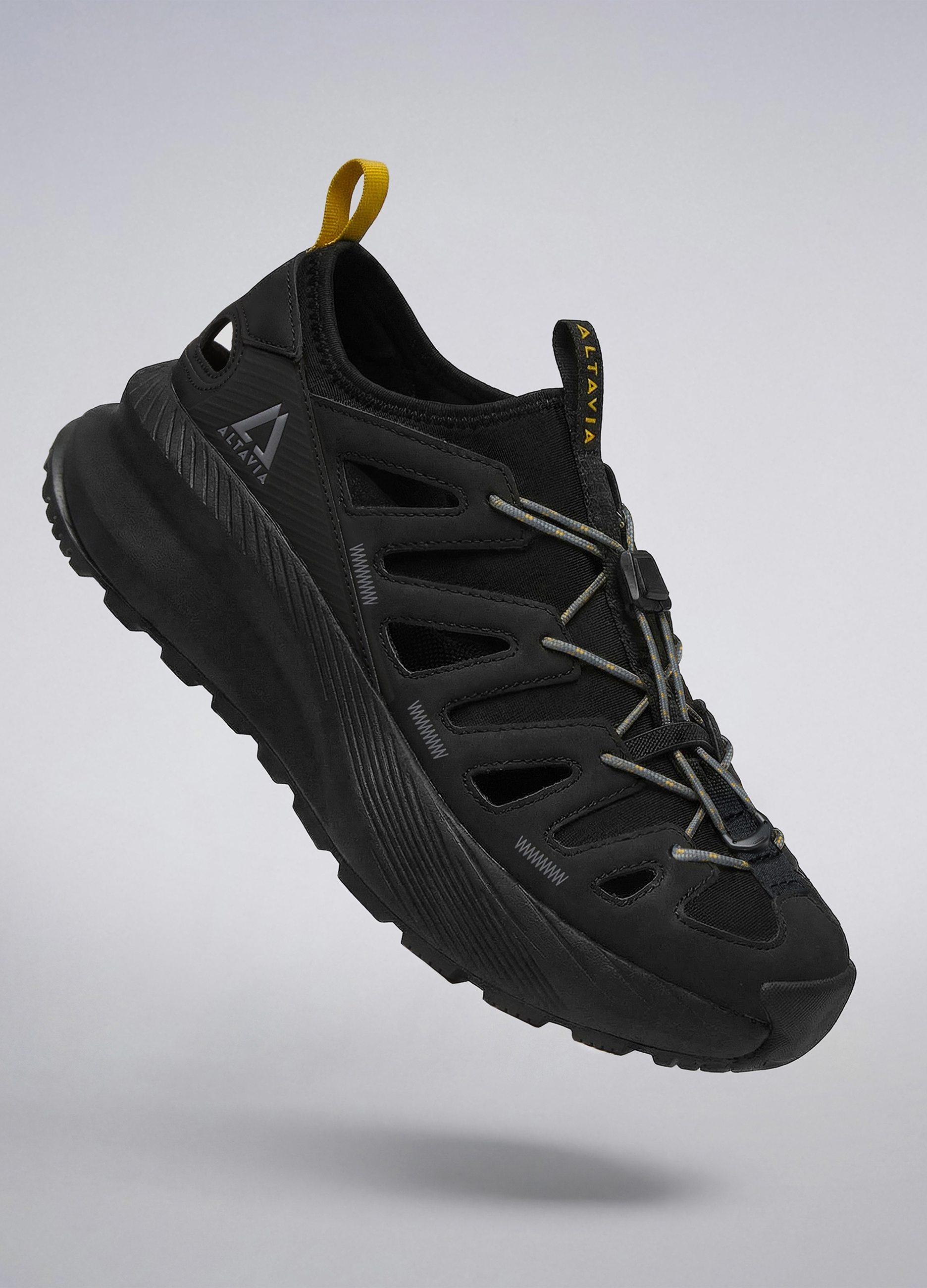 ALTAVIA, Zapatillas Flow-unbound Altavia Con Deborah Compagnoni, Hombre, Negro/amarillo, Talla: 41