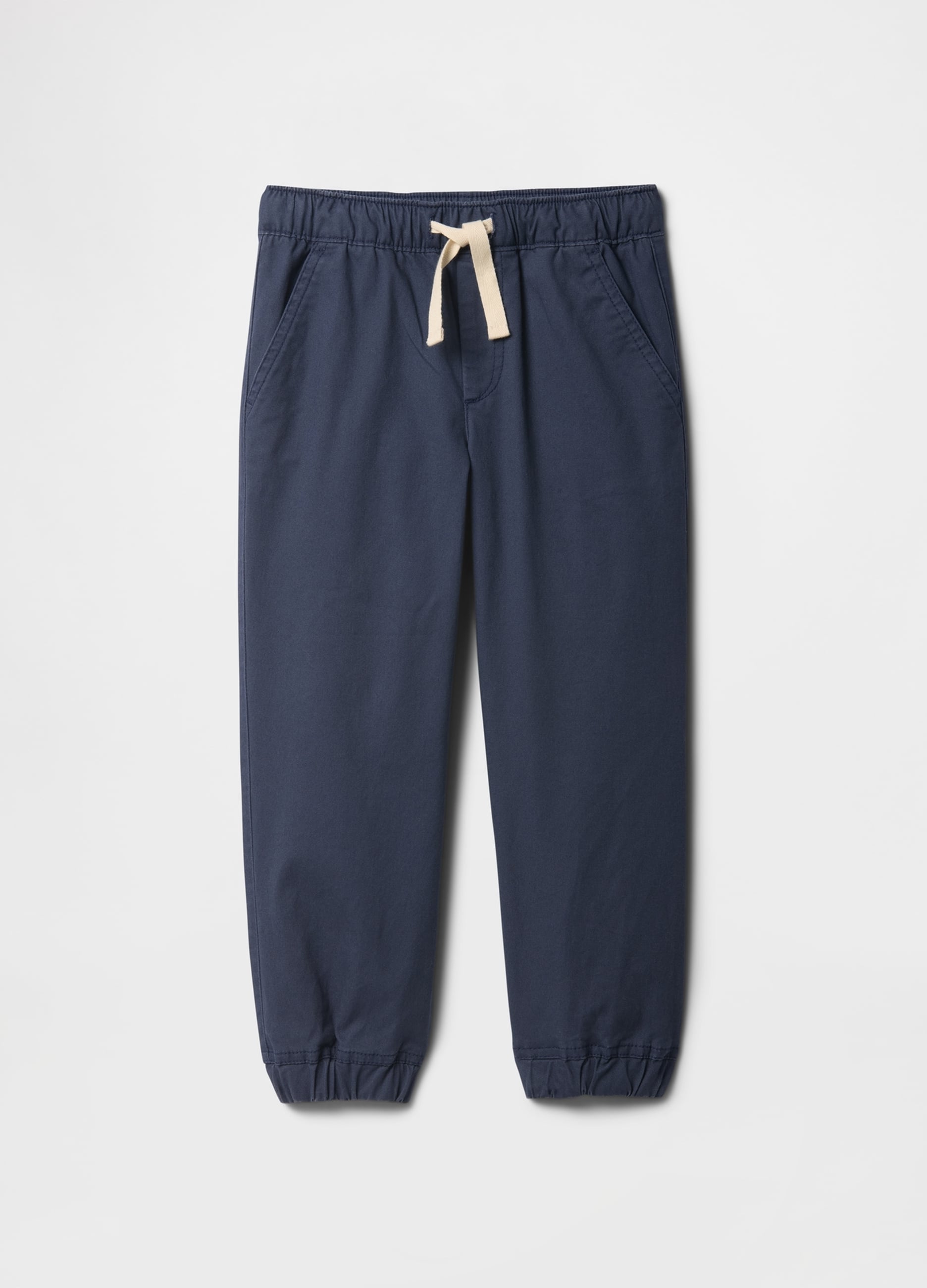 GAP KIDS, Pantaloni Jogger Blu In Cotone Elasticizzato, Bambino, Blu, Taglia: 2Y/84-91