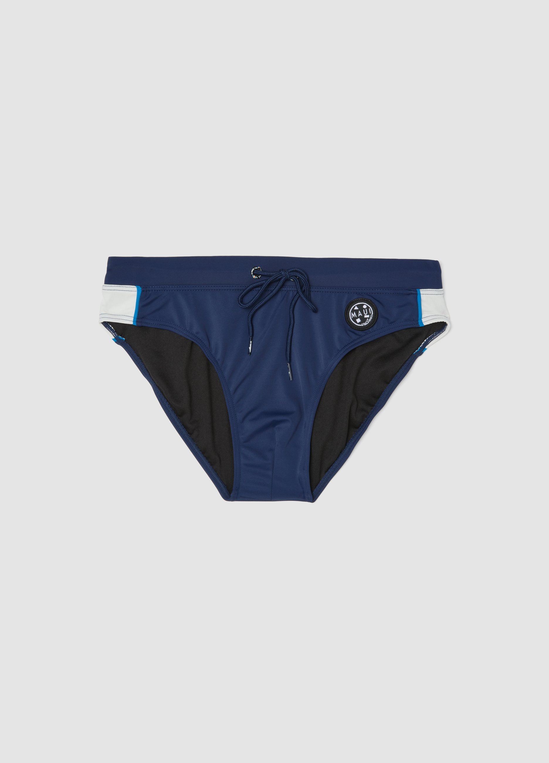 MAUI, Slip De Baño Azul En Tejido Elástico, Hombre, Azul, Talla: XXL