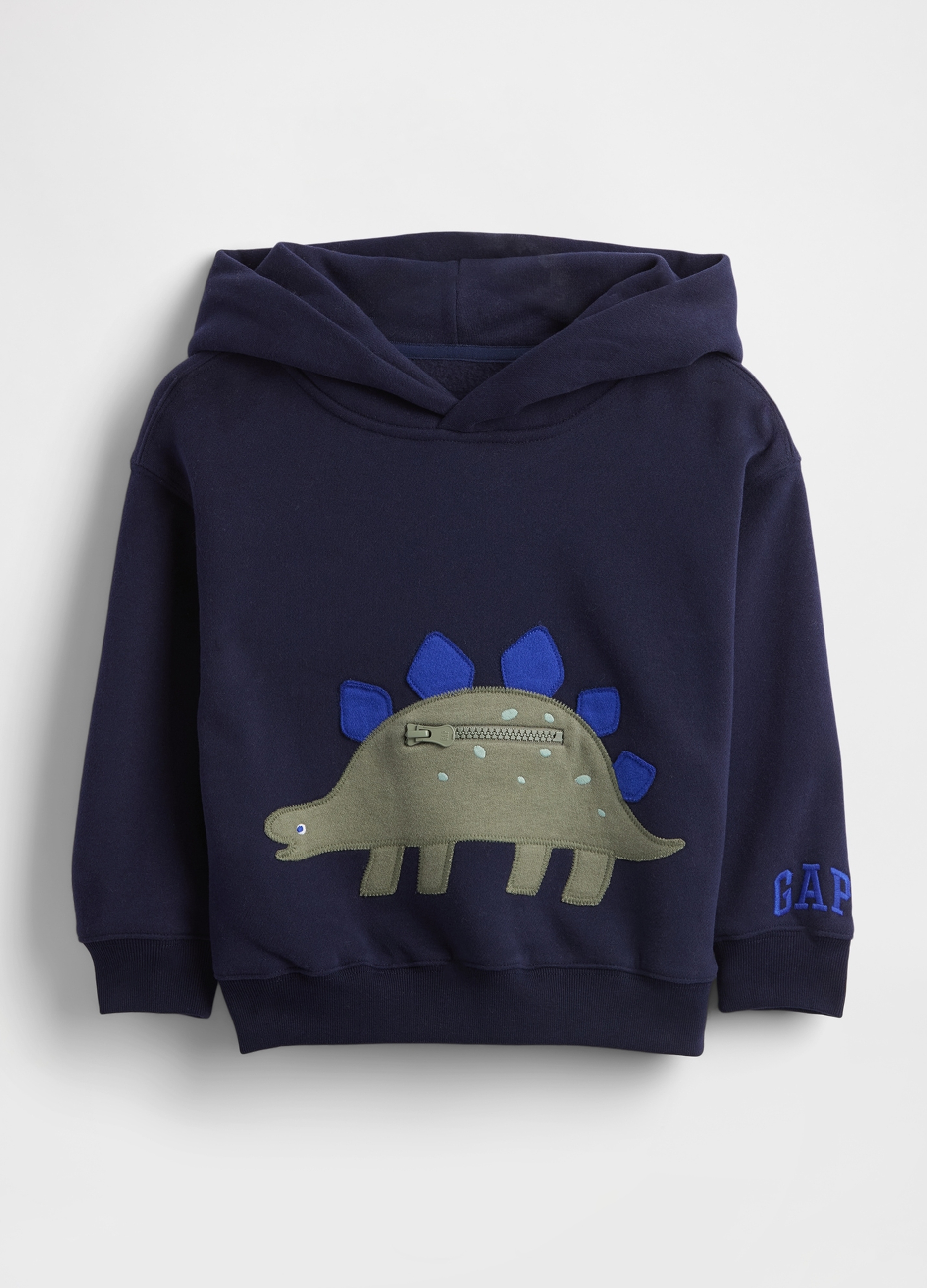 GAP KIDS, Felpa Con Dinosauro, Unisex, Blu, Taglia: 18-24M/79-84