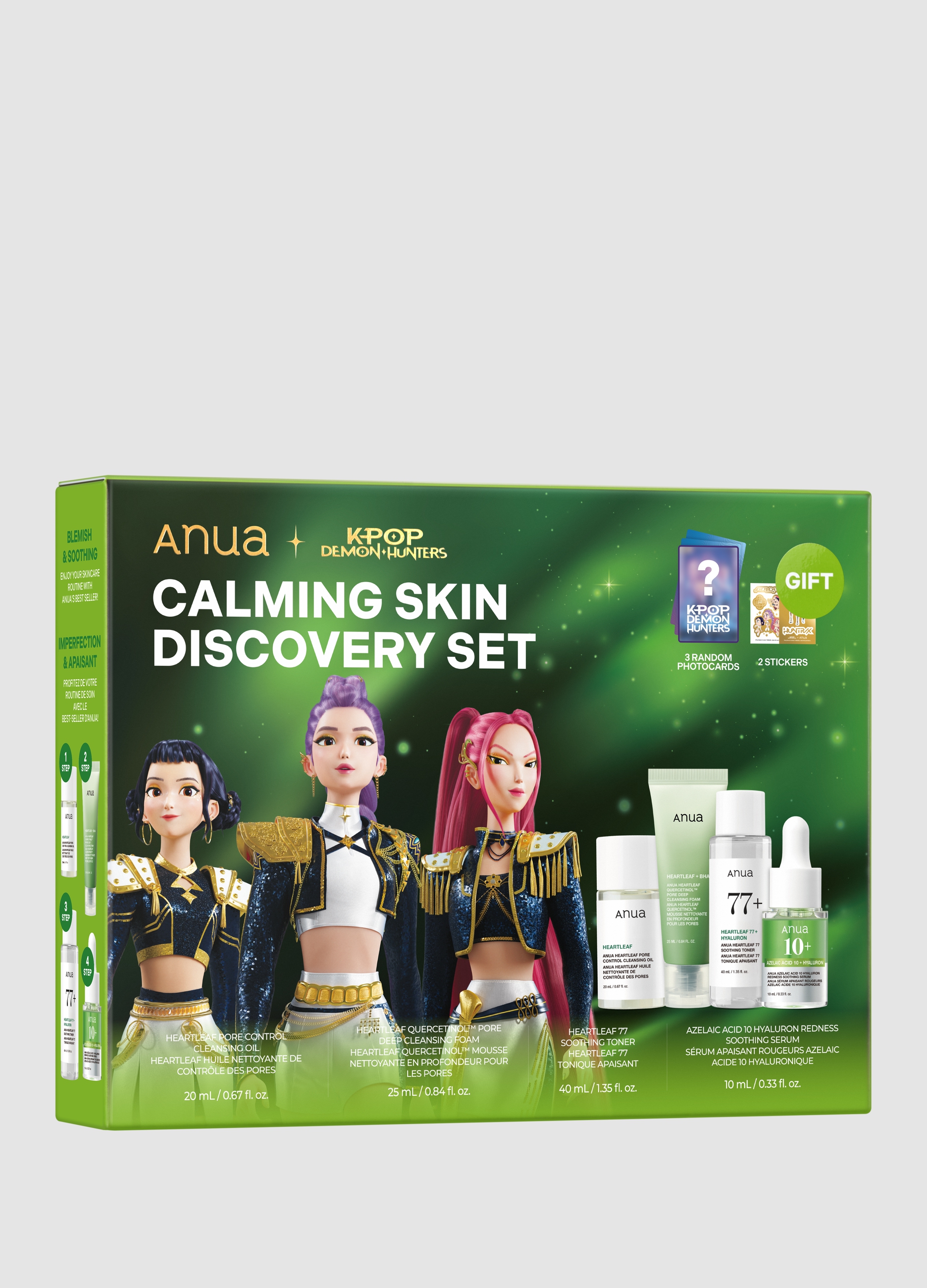 ANUA, Calming Skin Discovery Set - Anua Kpop Demon Hunters, Donna, Multicolor, Taglia: FASUL