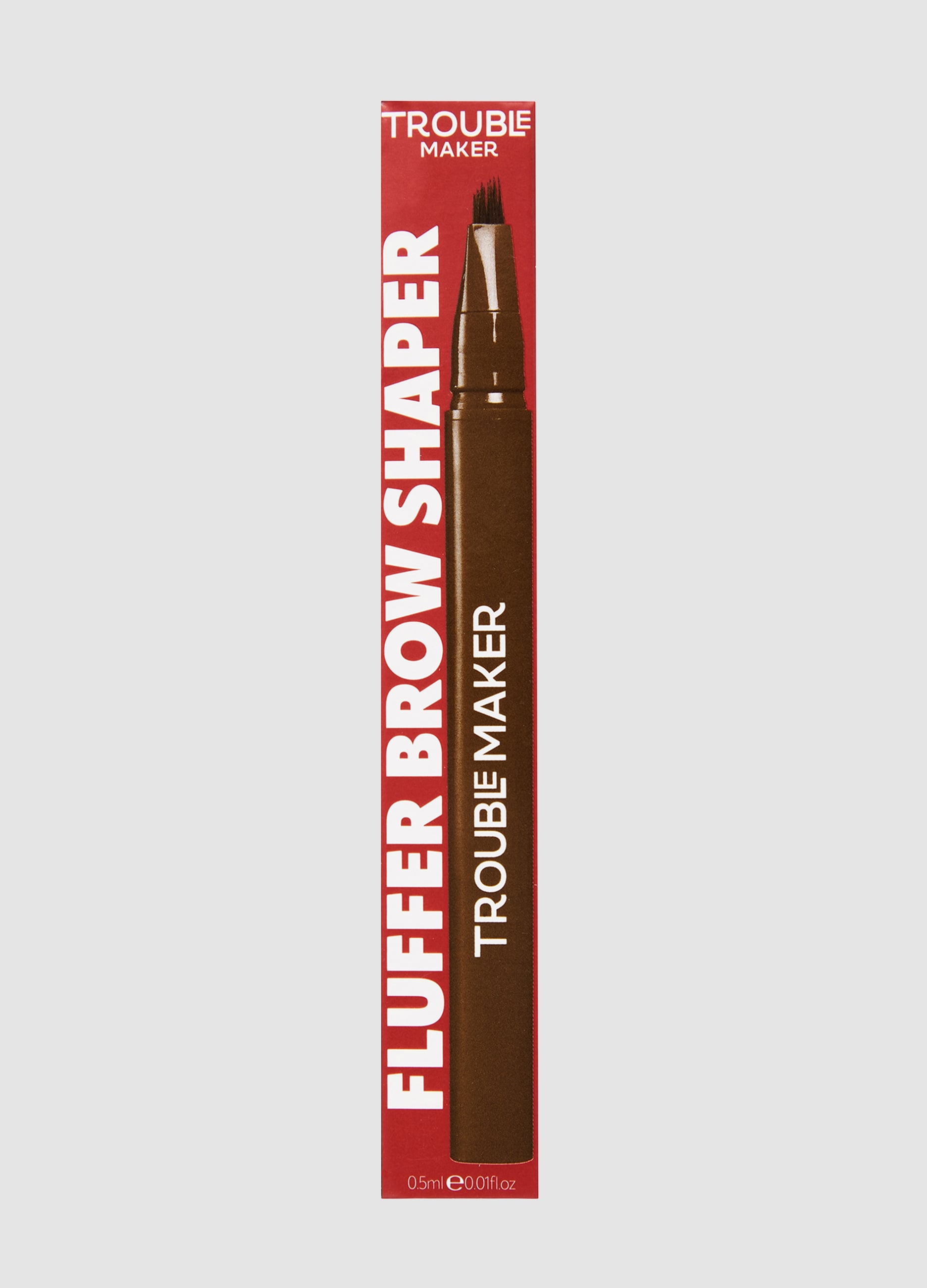 OVS, Fluffer Brow Brush Natural Brow Pen Medium Brown 0.5ml, Unisex, , Taglia: FASUL