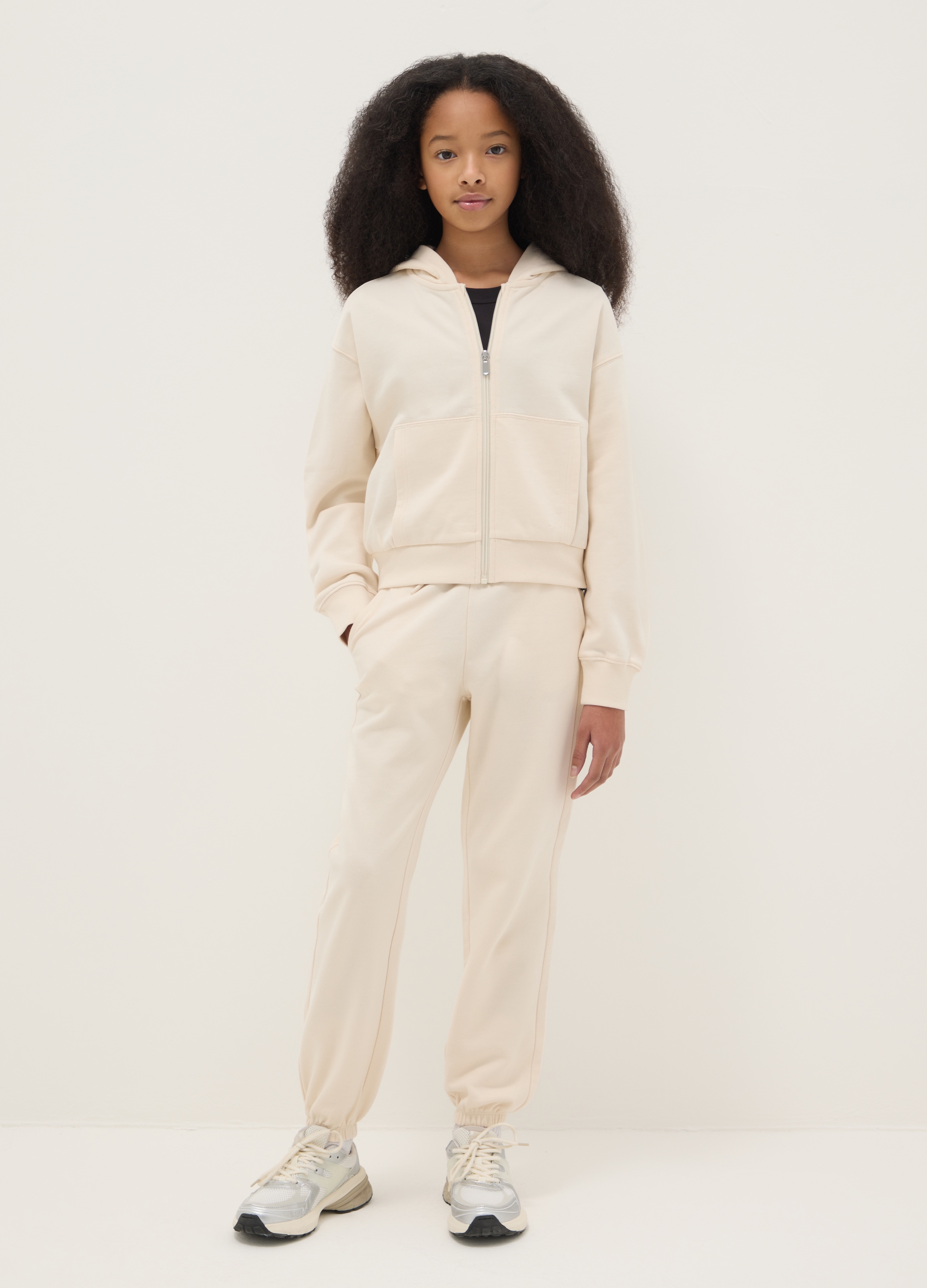 OVS KIDS, Pantalones Beige Para Niñas De Algodón Puro, Ajuste Regular, Niña, Beige, Talla: 10-11