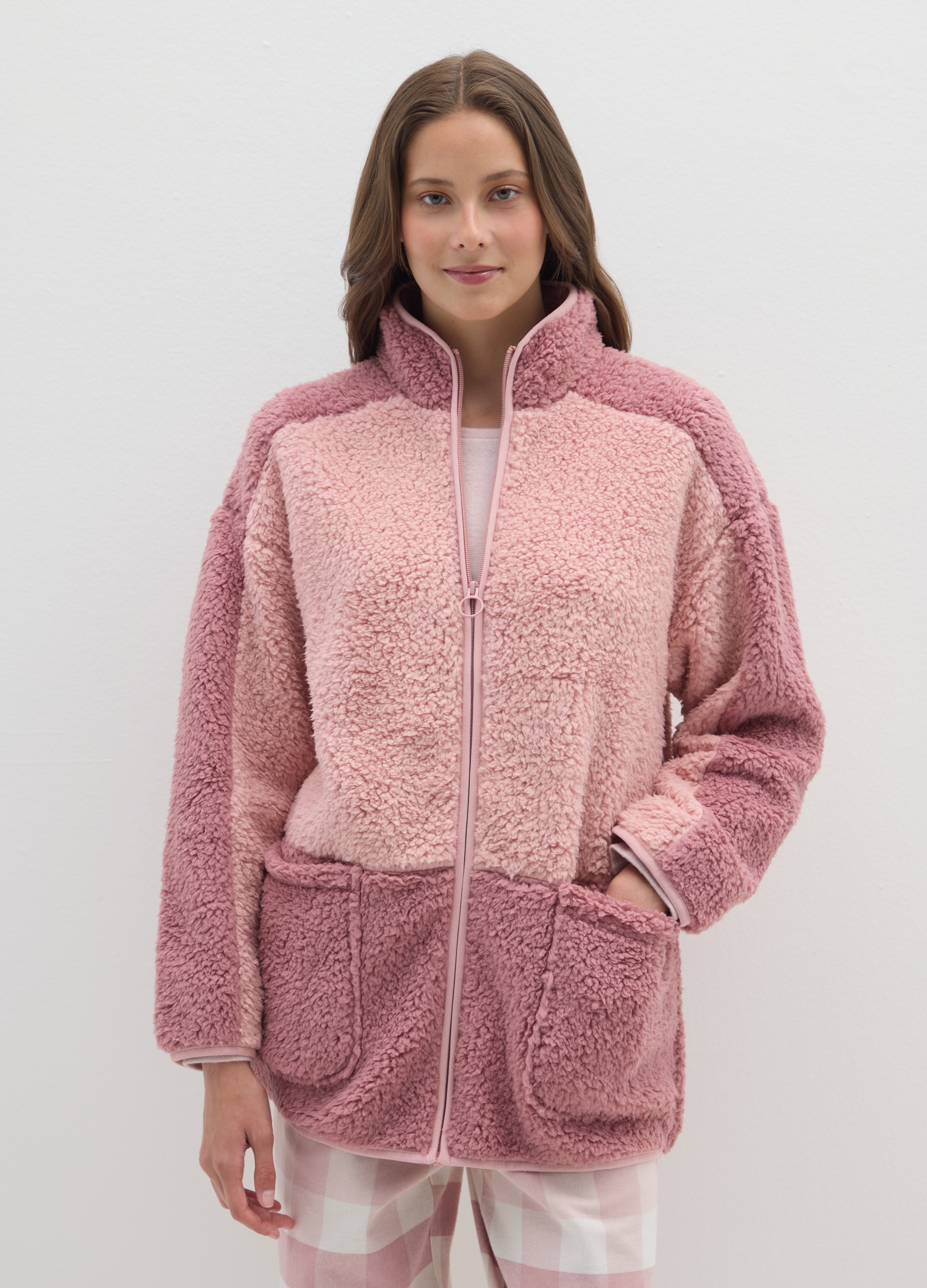 OVS, Vestaglia Rosa Con Tasche, Donna, Rosa, Taglia: S