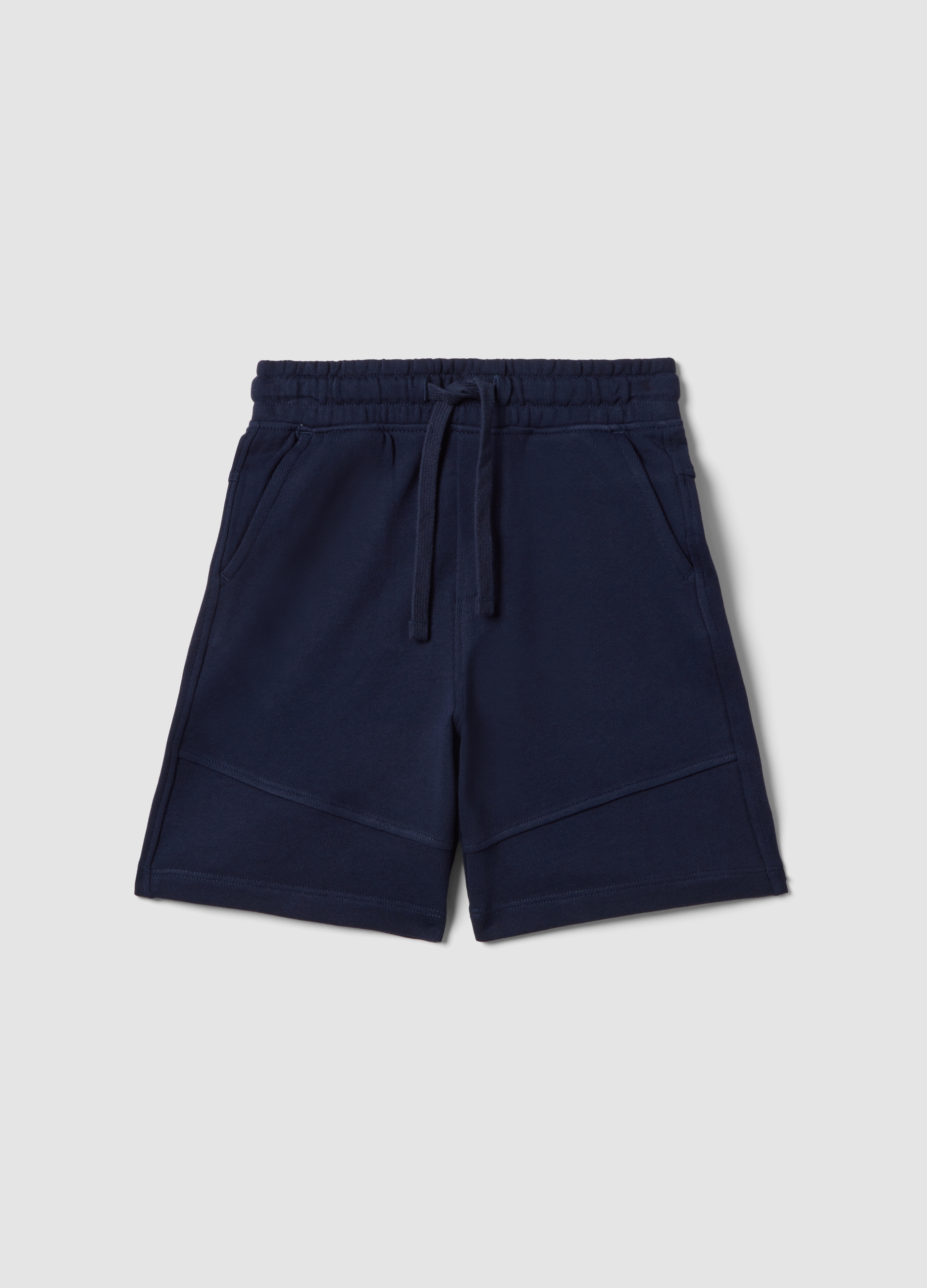 OVS KIDS, Short Azul De Algodón Puro Para Niño, Corte Regular, Niño, Azul marino, Talla: 6-7