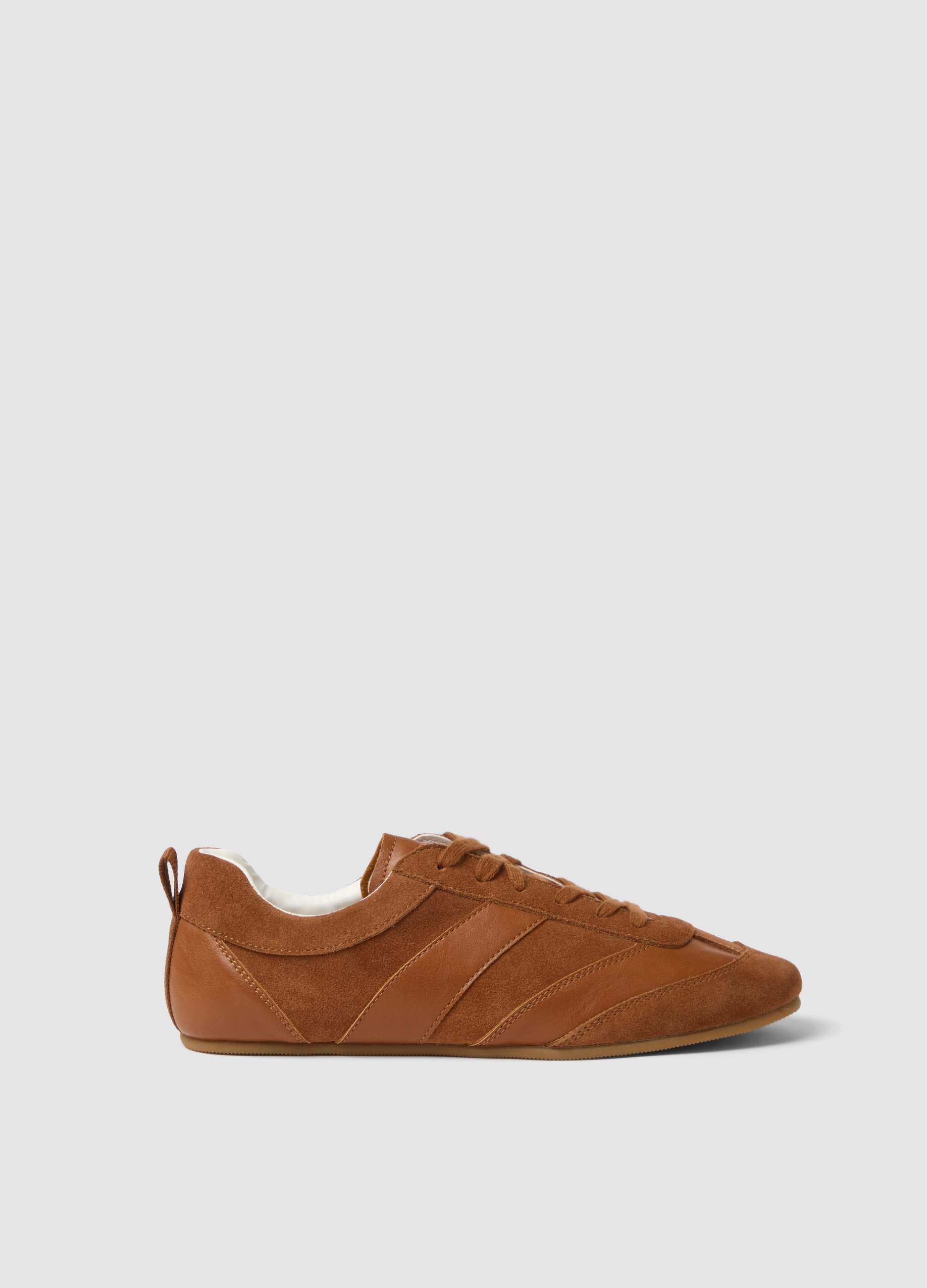 PIOMBO, Zapatillas De Cuero Auténtico Marrón, Mujer, Marrón tabaco claro, Talla: 41