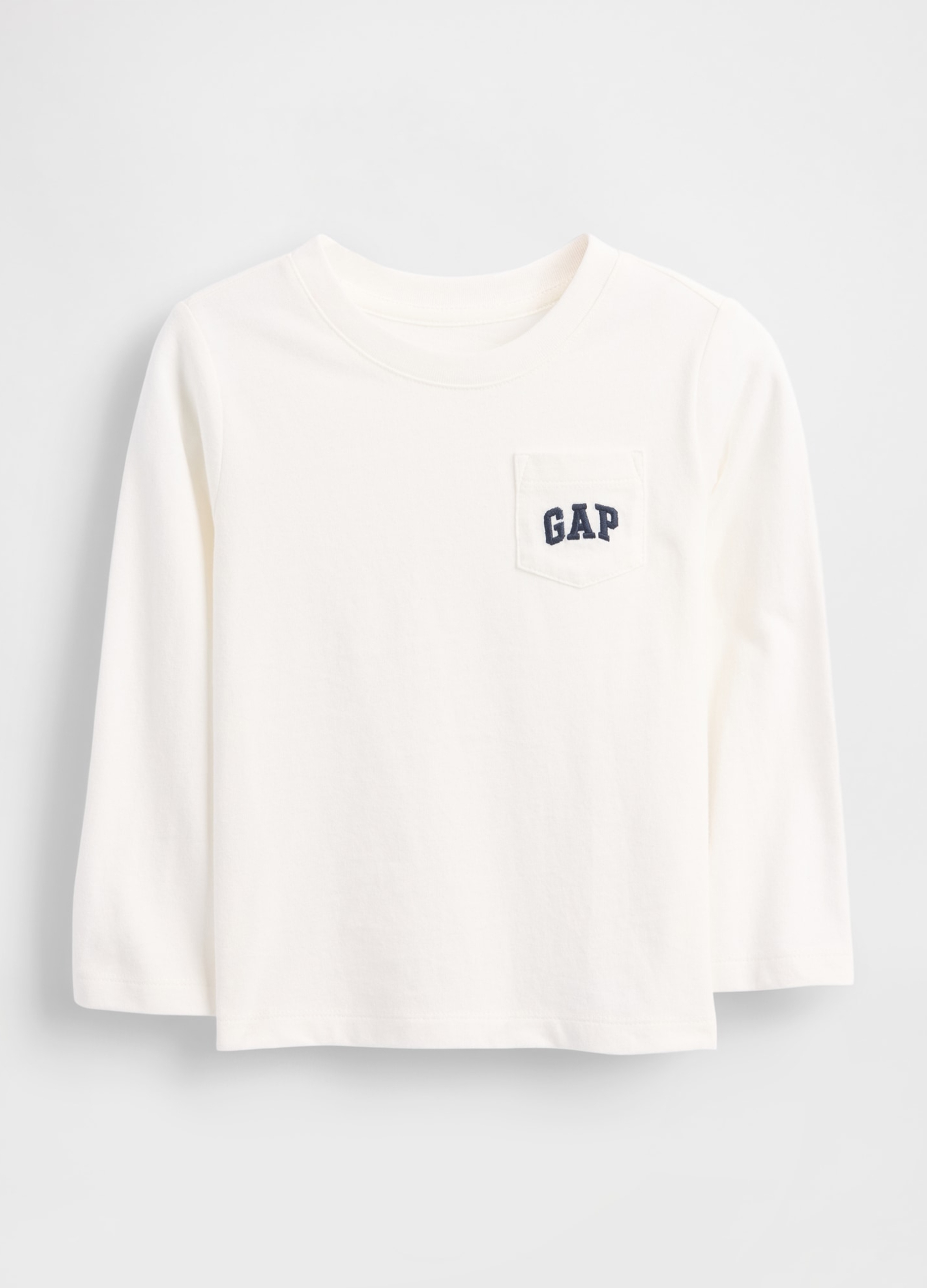 GAP KIDS, T-shirt A Maniche Lunghe In Cotone, Bambino, Blu, Taglia: 5Y/107-114