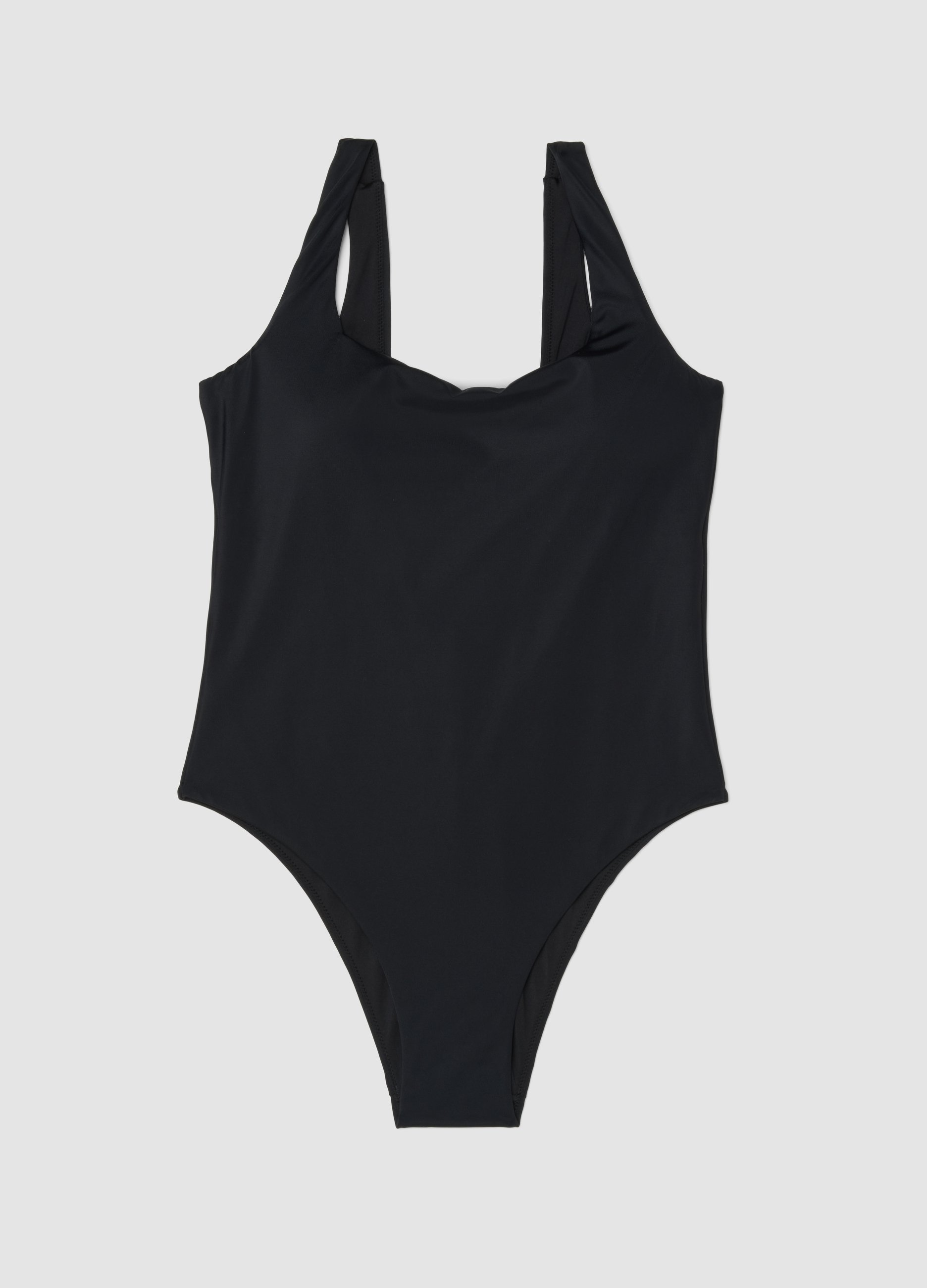 OVS, Costume Da Bagno Intero Elasticizzato Nero Con Imbottiture, Donna, Nero, Taglia: 3