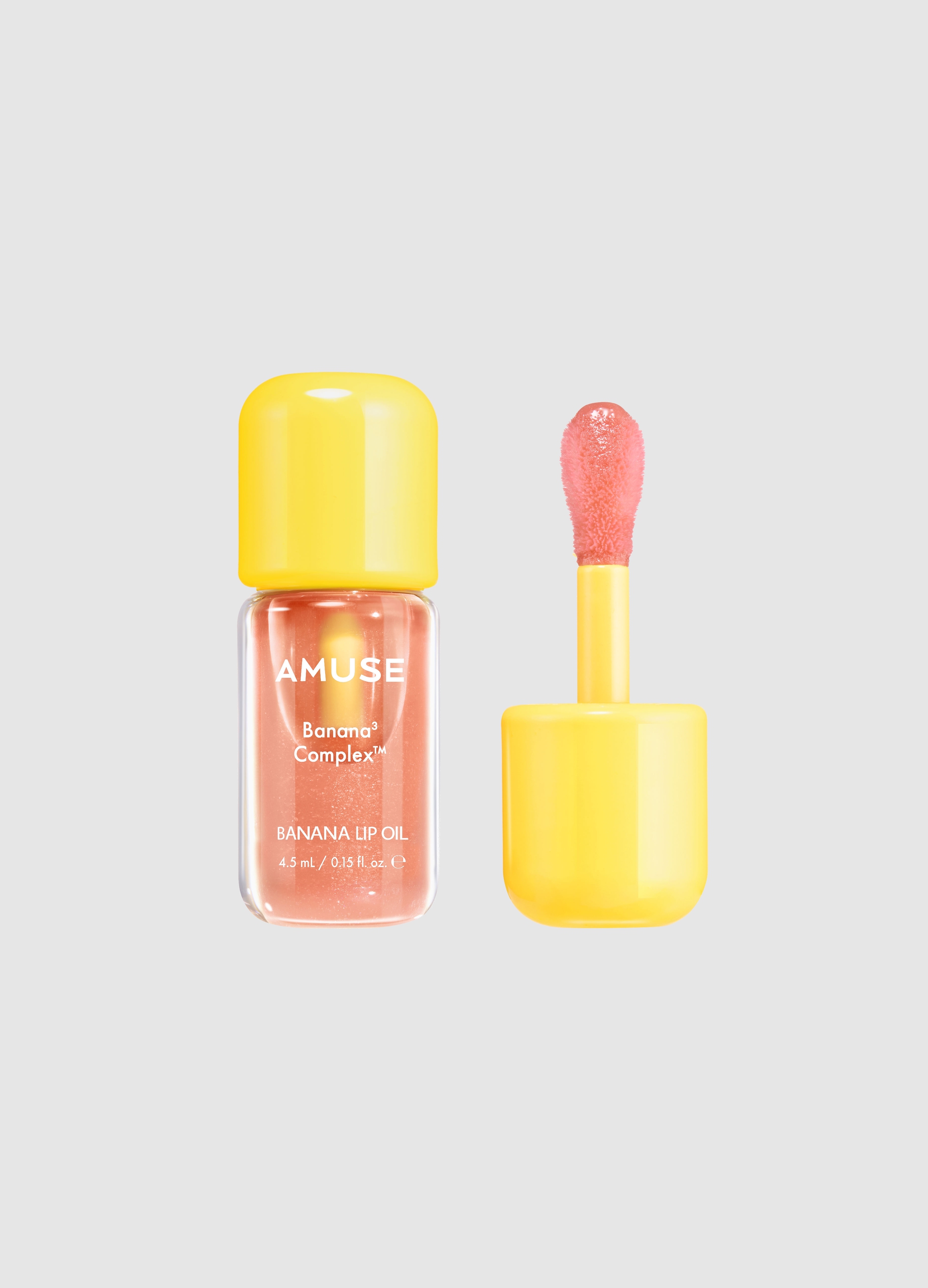 AMUSE, Banana Lip Oil 08 Soy Latte 4.5ml - Make-up Coreano, Donna, Bianco, Taglia: FASUL