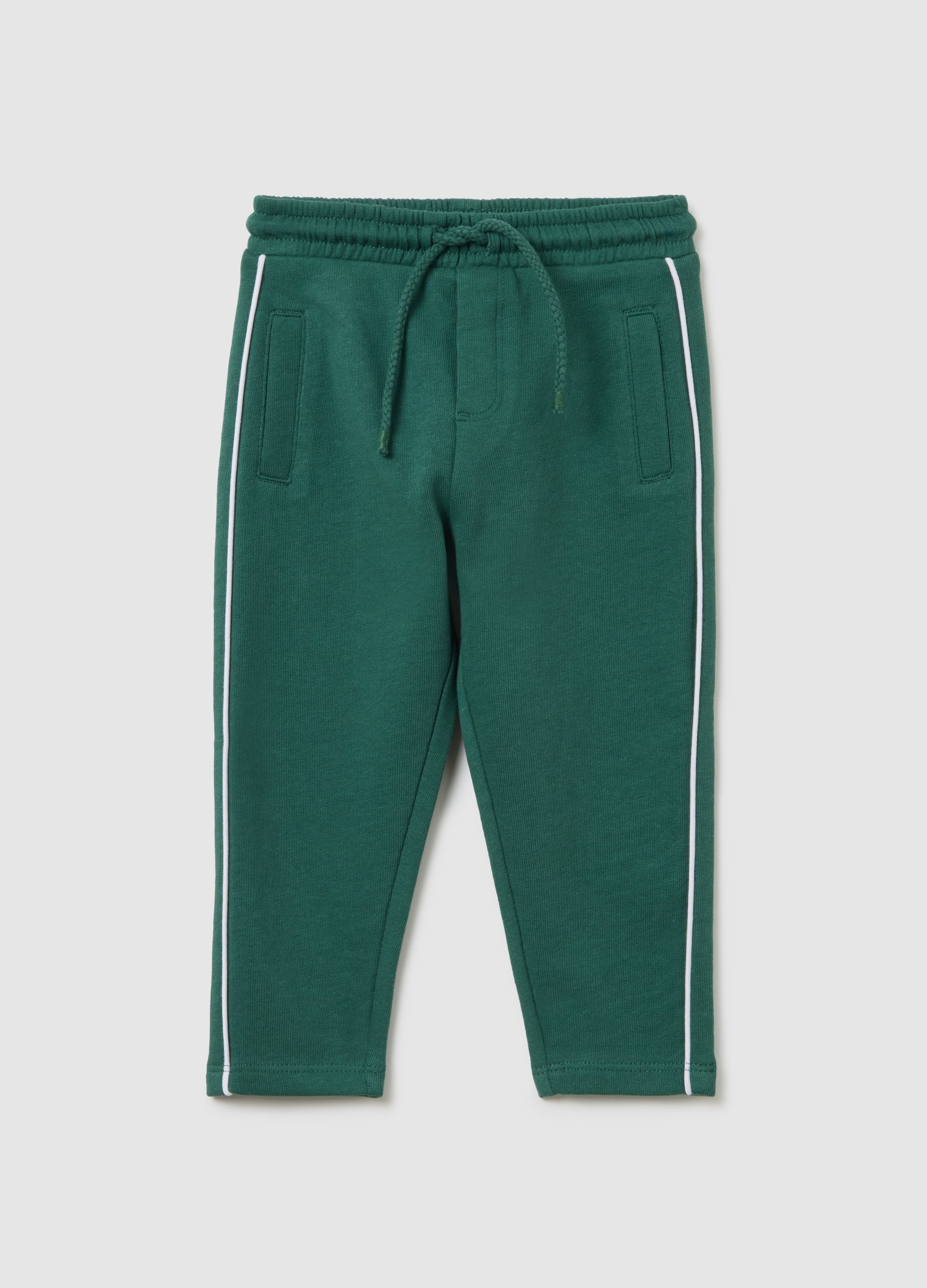 FAGOTTINO, Pantaloni Da Bambino In Puro Cotone Verde Regular Fit, Verde, Taglia: 12-18