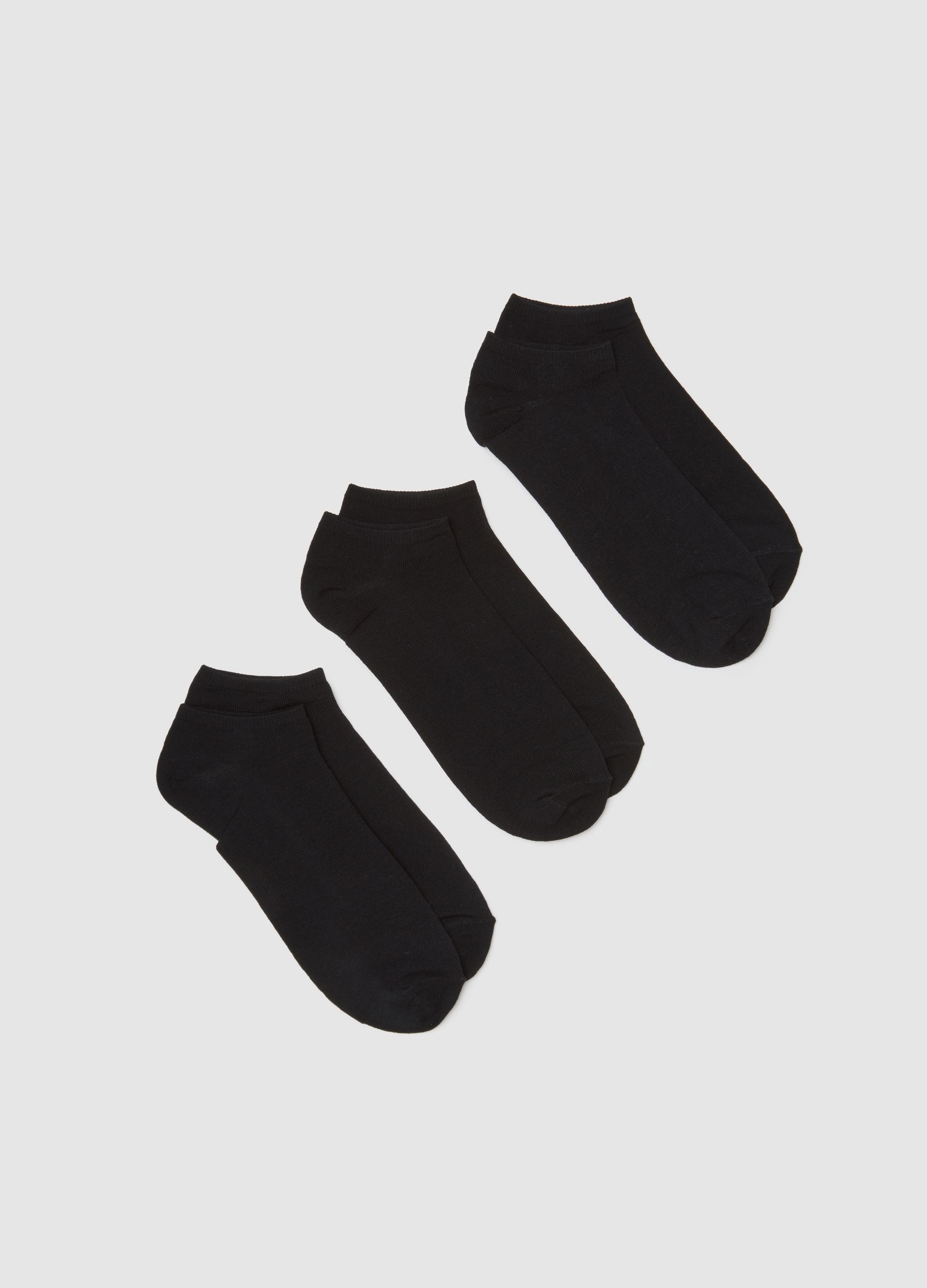 Conjunto De Calcetines De Mezcla De Algodón Negro, Hombre, Gunmetal, Talla: 43/46