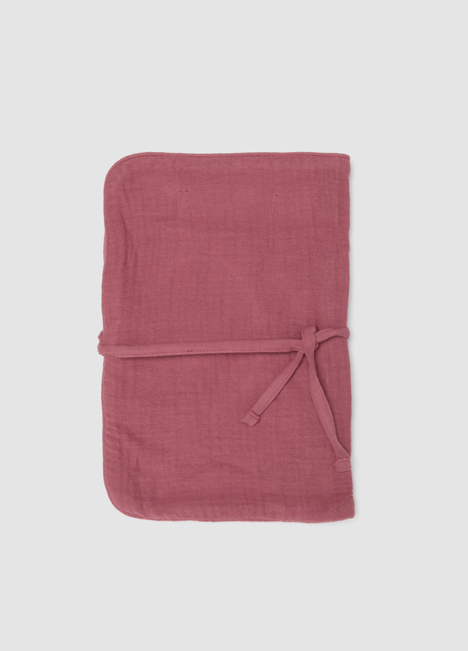 FAGOTTINO, Fasciatoio Portatile Rosa In Puro Cotone Con Stampa Floreale, Neonato, Rosso, Taglia: ONE SIZE