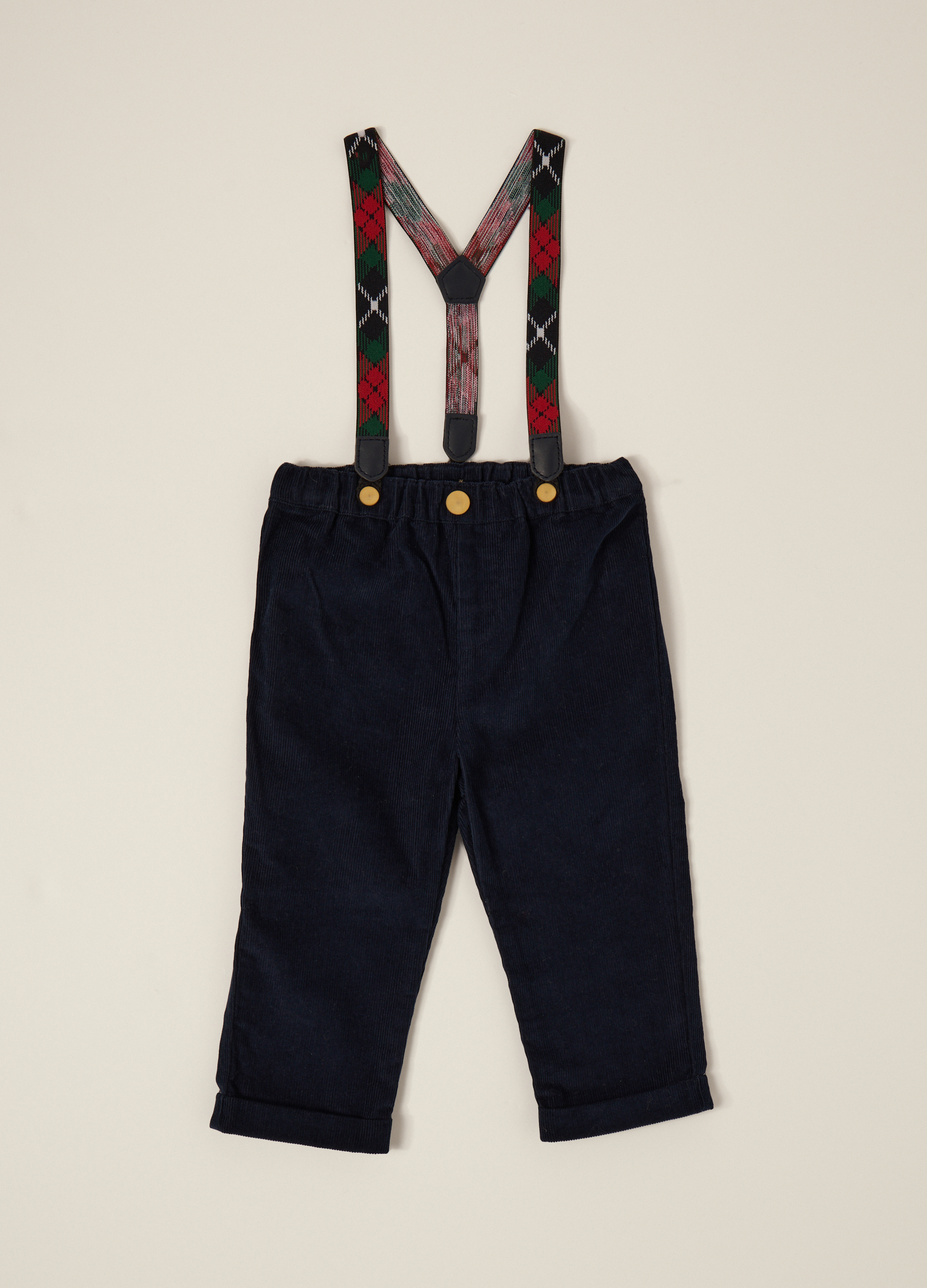 IANA, Pantaloni In Velluto A Coste Iana Neonata, Neonato, Blu, Taglia: 36