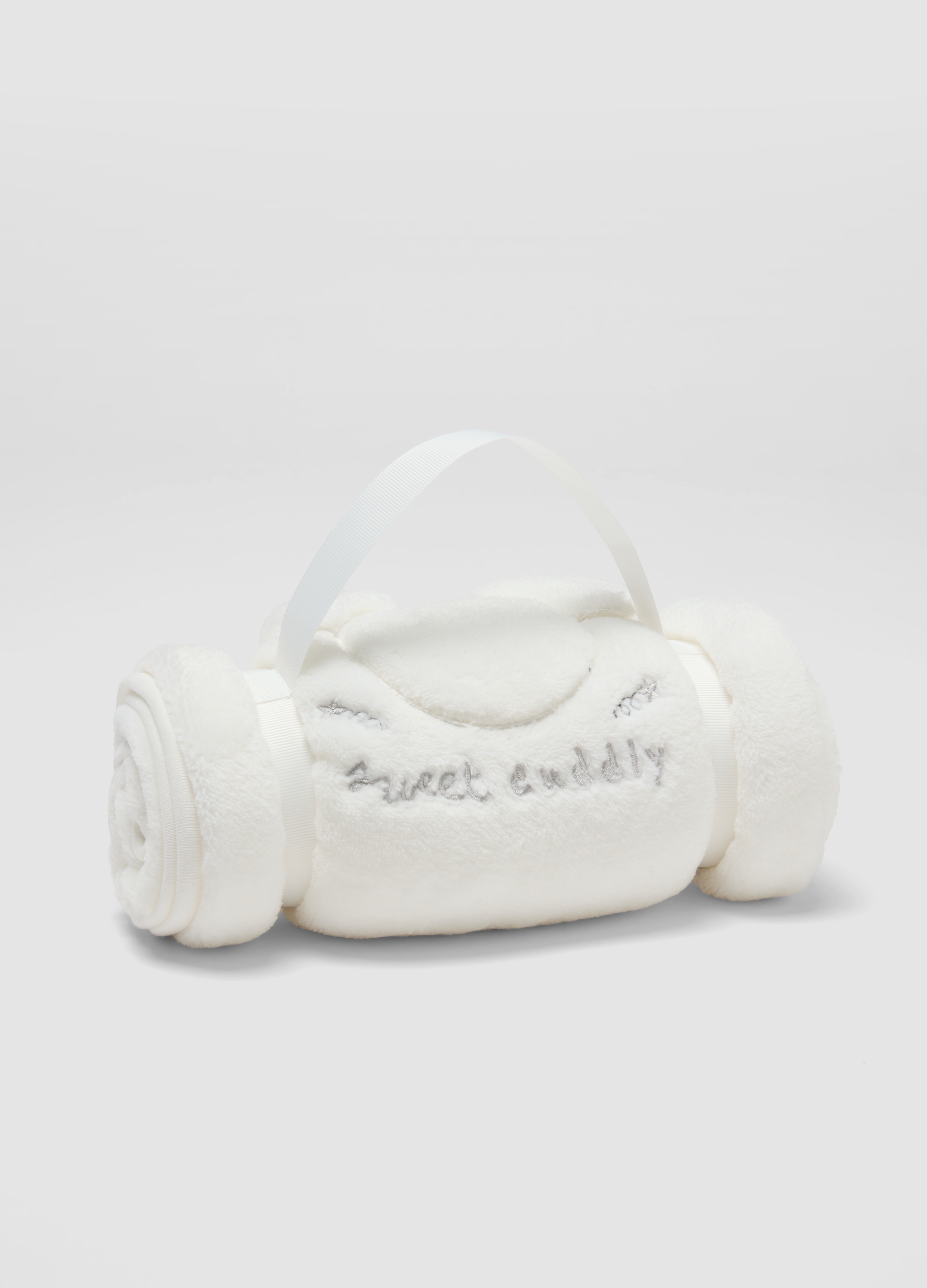 FAGOTTINO, Copertina Bianca Per Culla Con Motivo Mickey, Unisex, Bianco, Taglia: ONE SIZE
