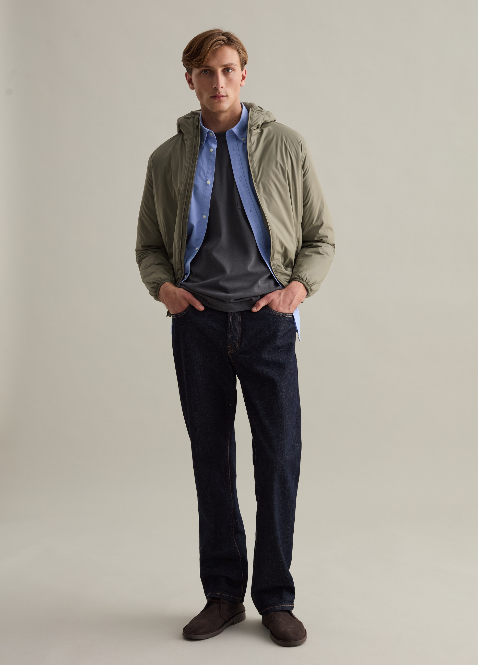 PIOMBO, Piumino Full-zip Con Cappuccio, Uomo, Verde, Taglia: XL