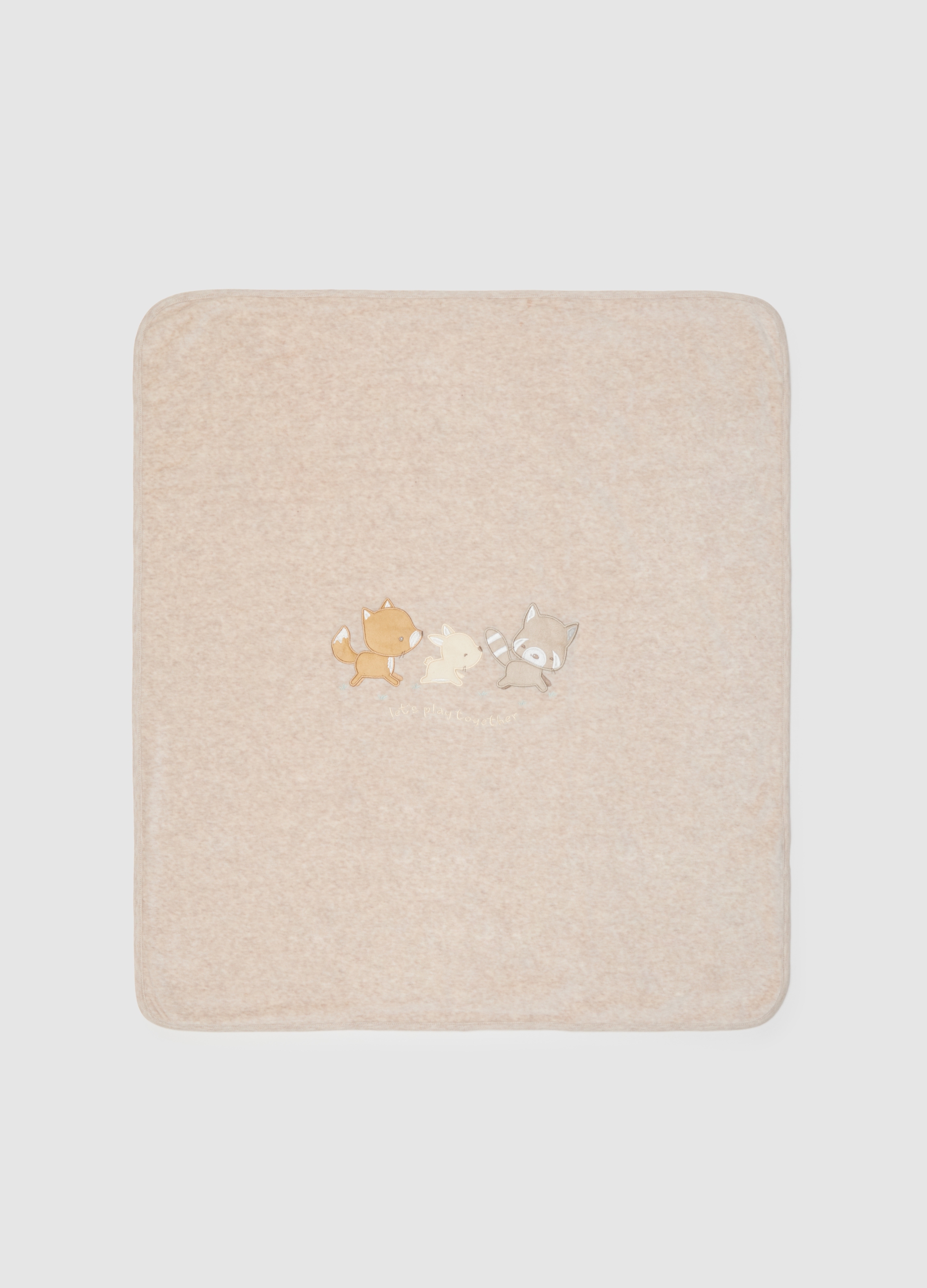 FAGOTTINO, Copertina Per Neonato In Misto Cotone Beige, Unisex, Beige, Taglia: ONE SIZE