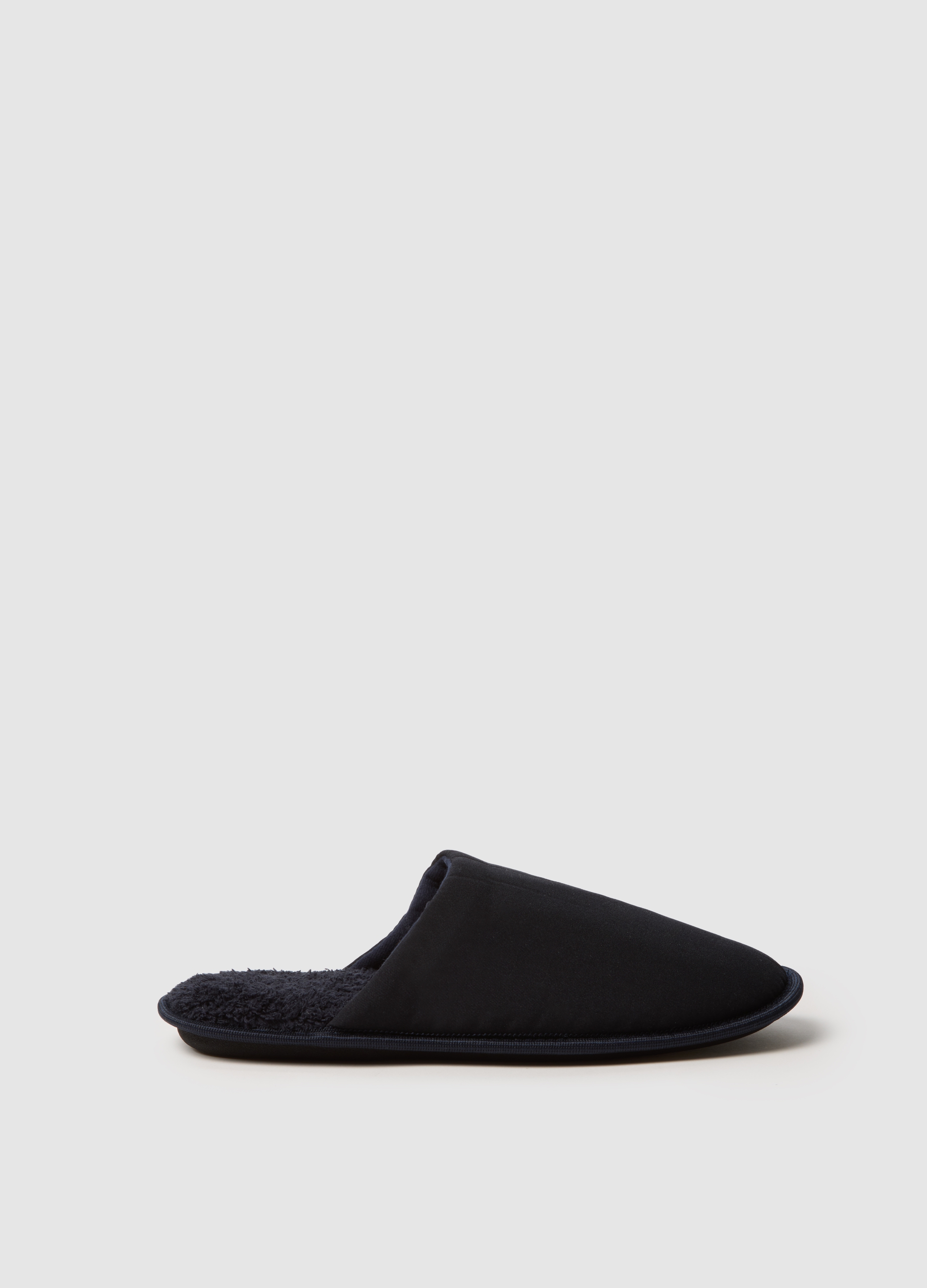 Pantofole Blu Con Imbottitura Interna, Hombre, Azul oscuro, Talla: 45