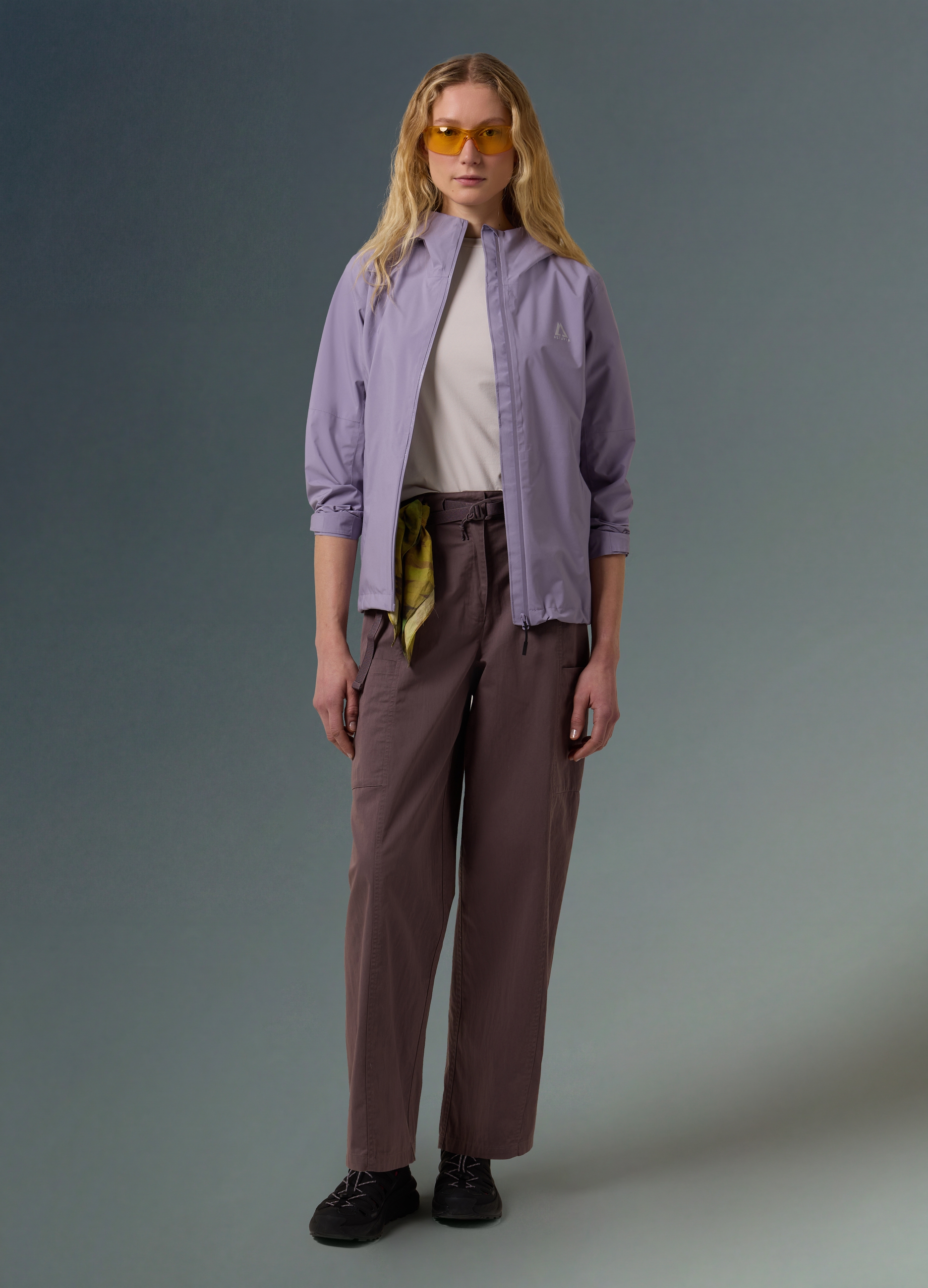 ALTAVIA, Chaqueta Impermeable Altavia Con Deborah Compagnoni, Mujer, Lila, Talla: XL