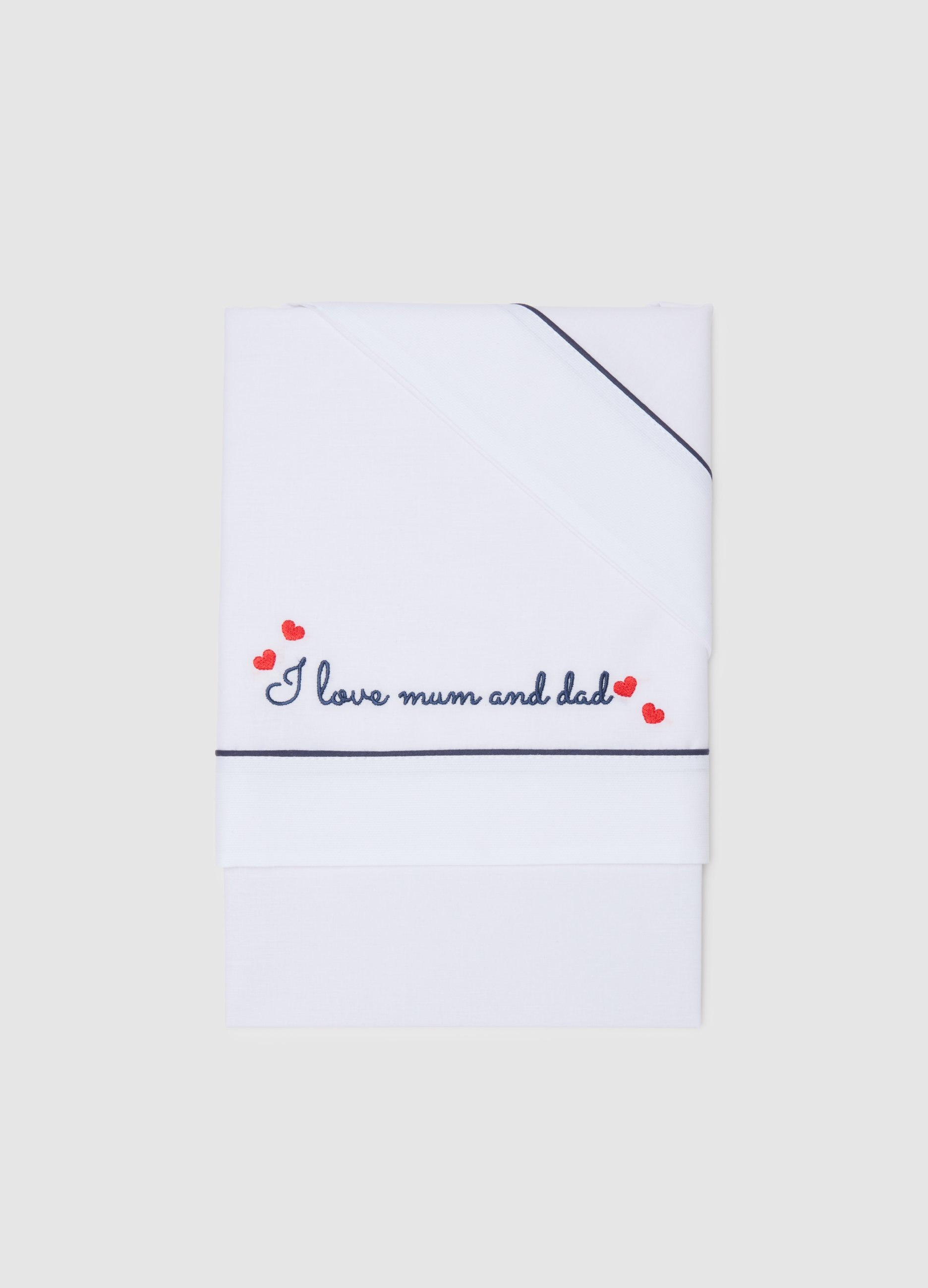 FAGOTTINO, Lenzuolino Bianco In Cotone Per Neonati, Unisex, Bianco, Taglia: ONE SIZE