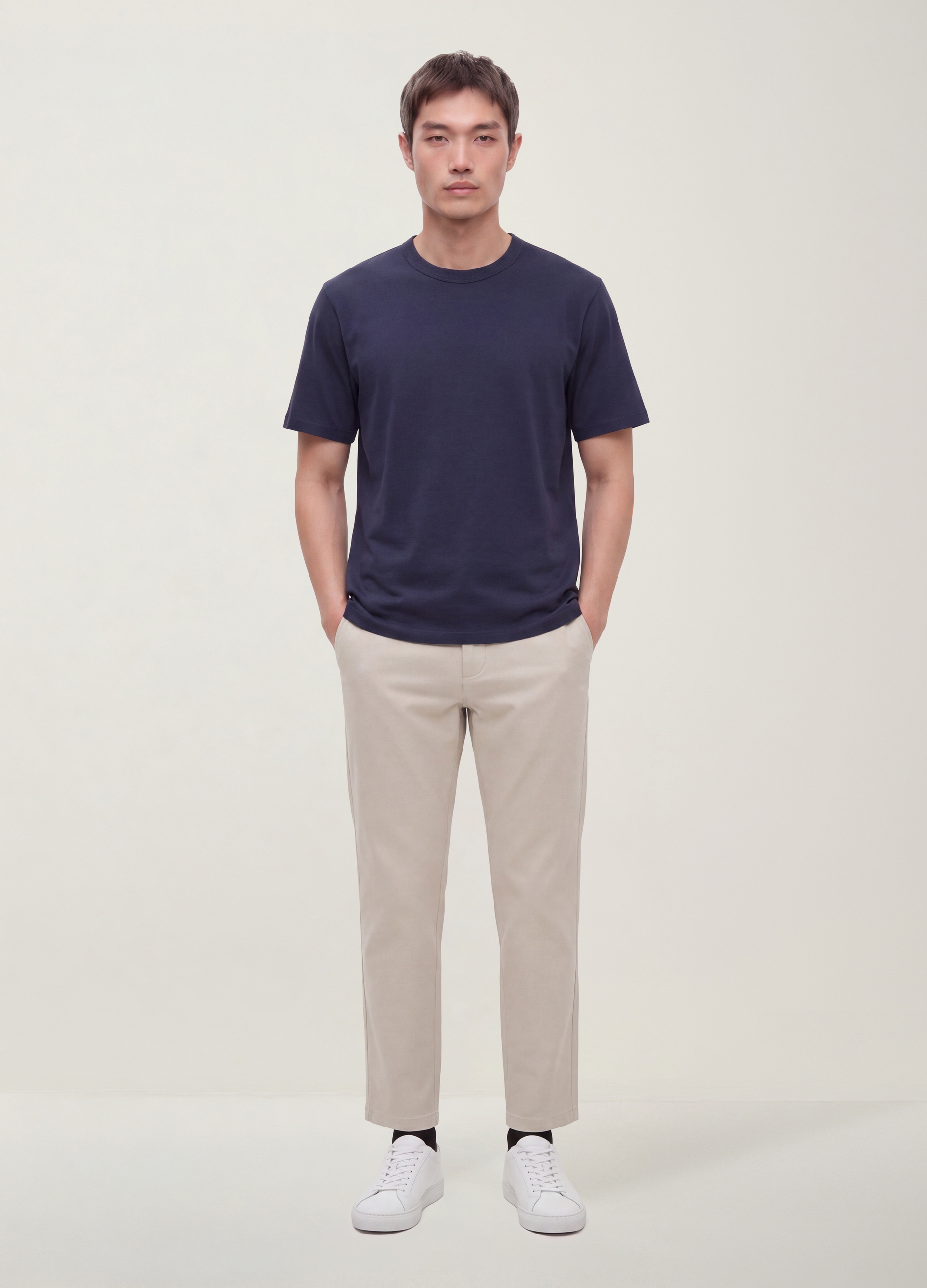 OVS, T-shirt Blu In Puro Cotone A Girocollo Relaxed Fit, Uomo, Blu, Taglia: L