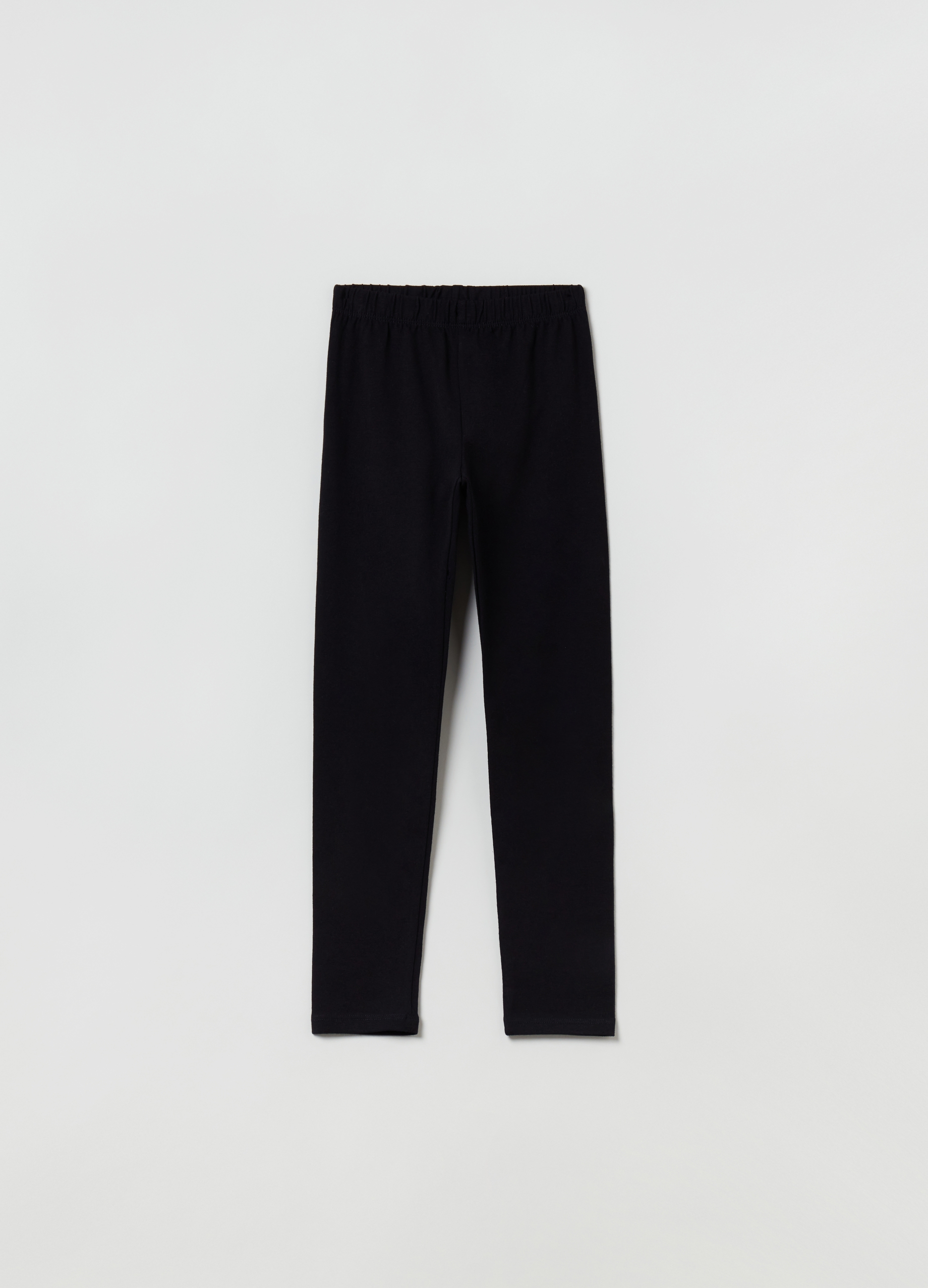 OVS, Leggings Tinta Unita, Unisex, Nero, Taglia: XS/99-114