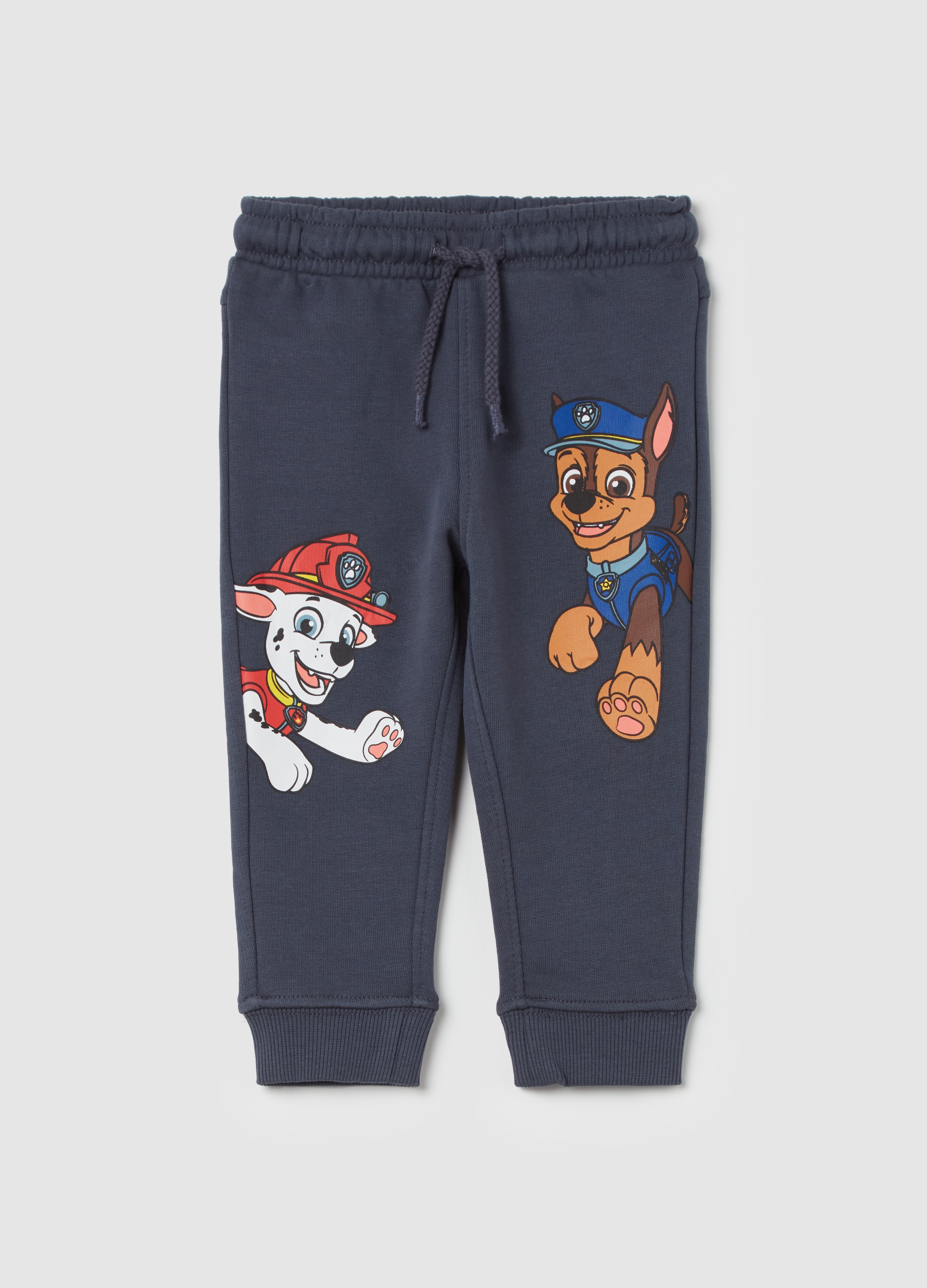 FAGOTTINO, Joggers In Cotone Con Stampa Paw Patrol, Bambino, Grigio, Taglia: 30-36