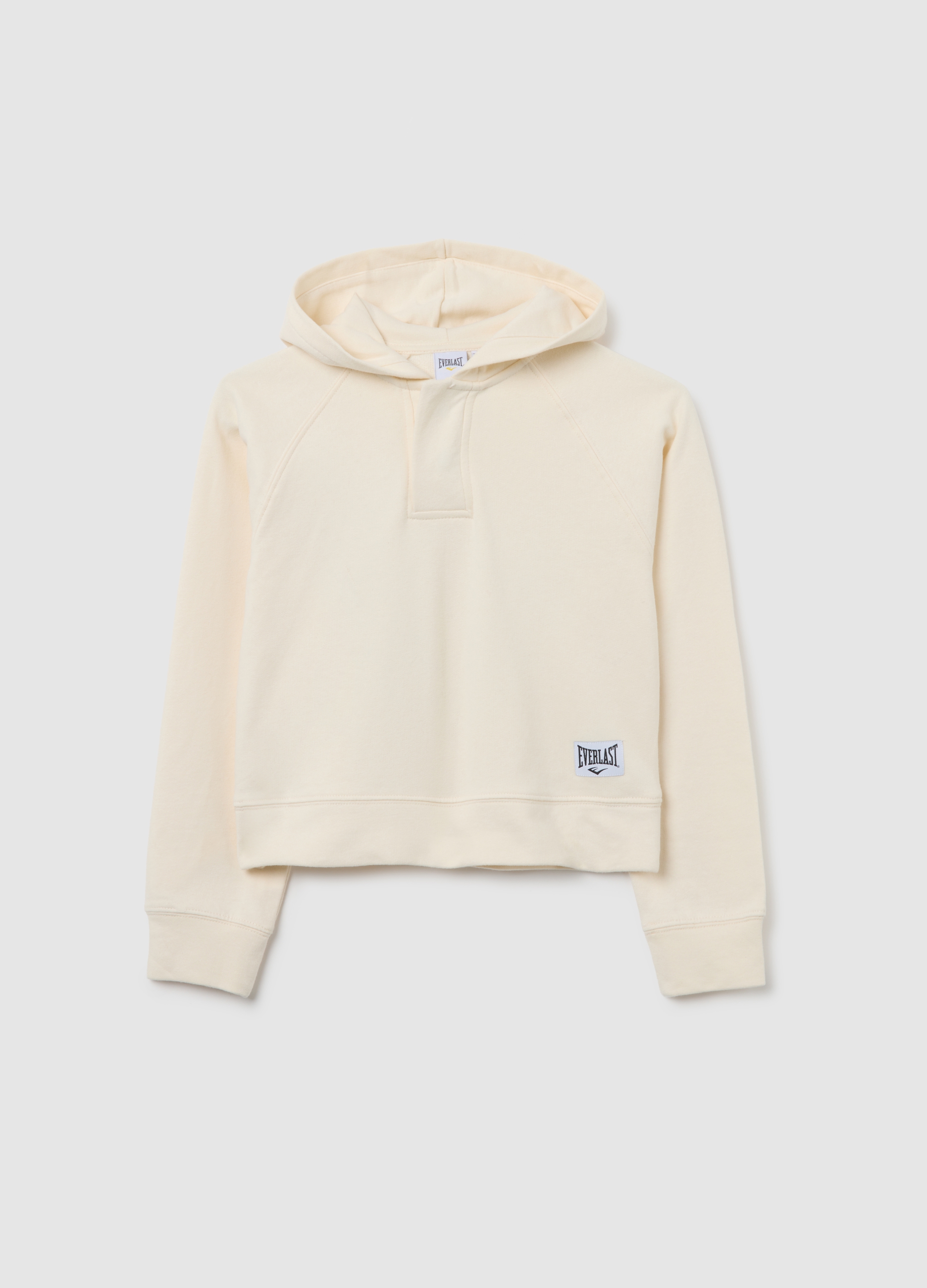 EVERLAST, Sudadera Blanca Con Capucha Y Estampado Everlast, Niña, Beige, Talla: 13-14