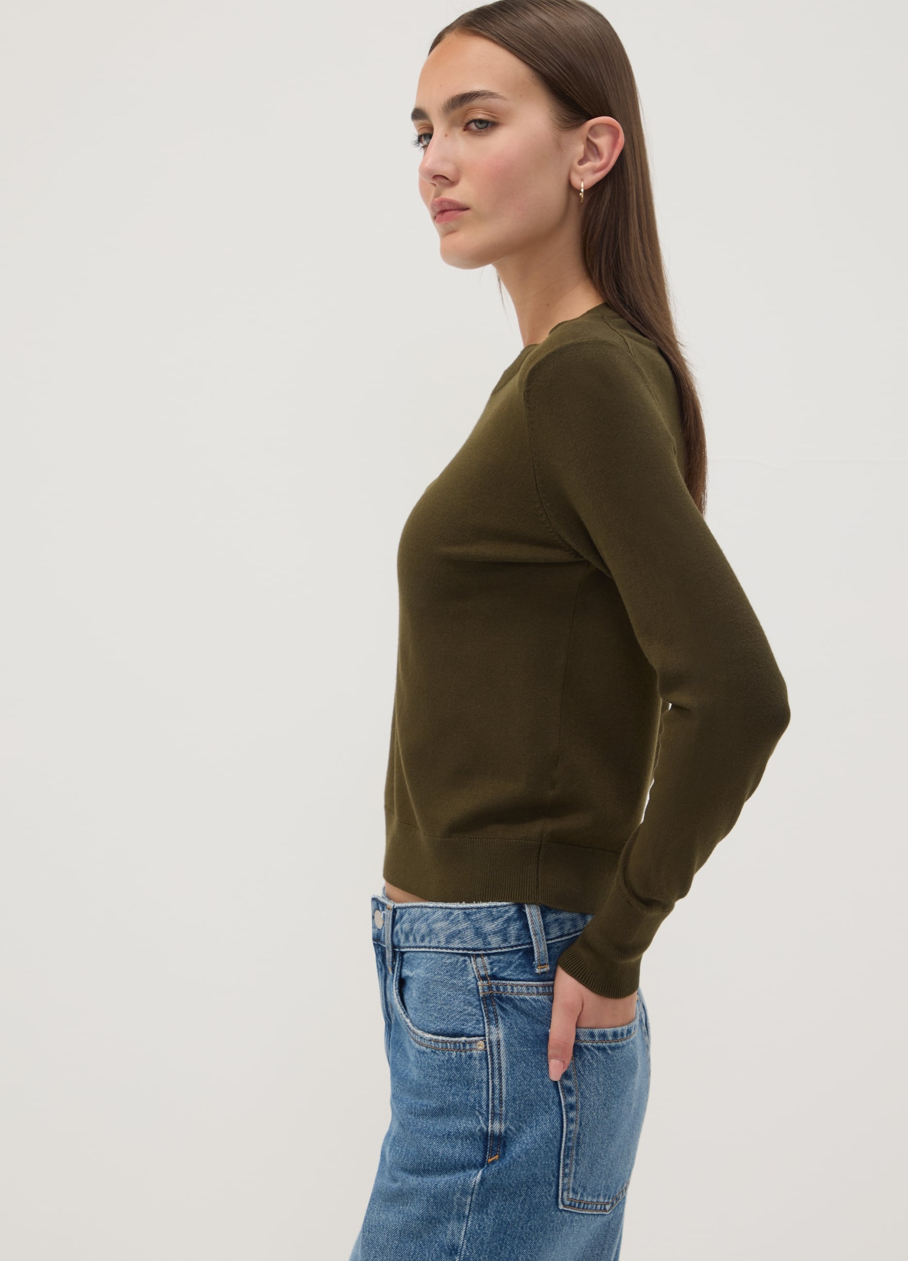OVS, Maglia Verde In Misto Viscosa A Girocollo, Donna, Nero, Taglia: XXL