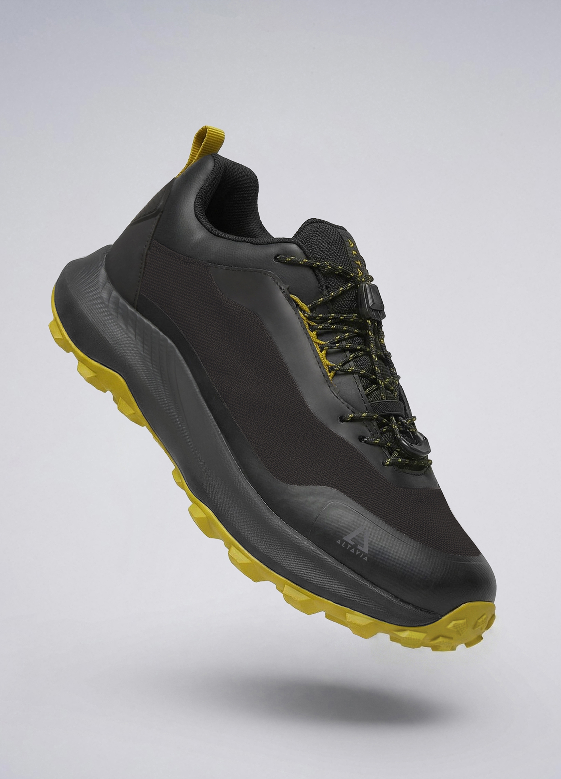 ALTAVIA, Sneakers Granito-wp Membrane Altavia With Deborah Compagnoni, Hombre, Negro/amarillo, Talla: 45