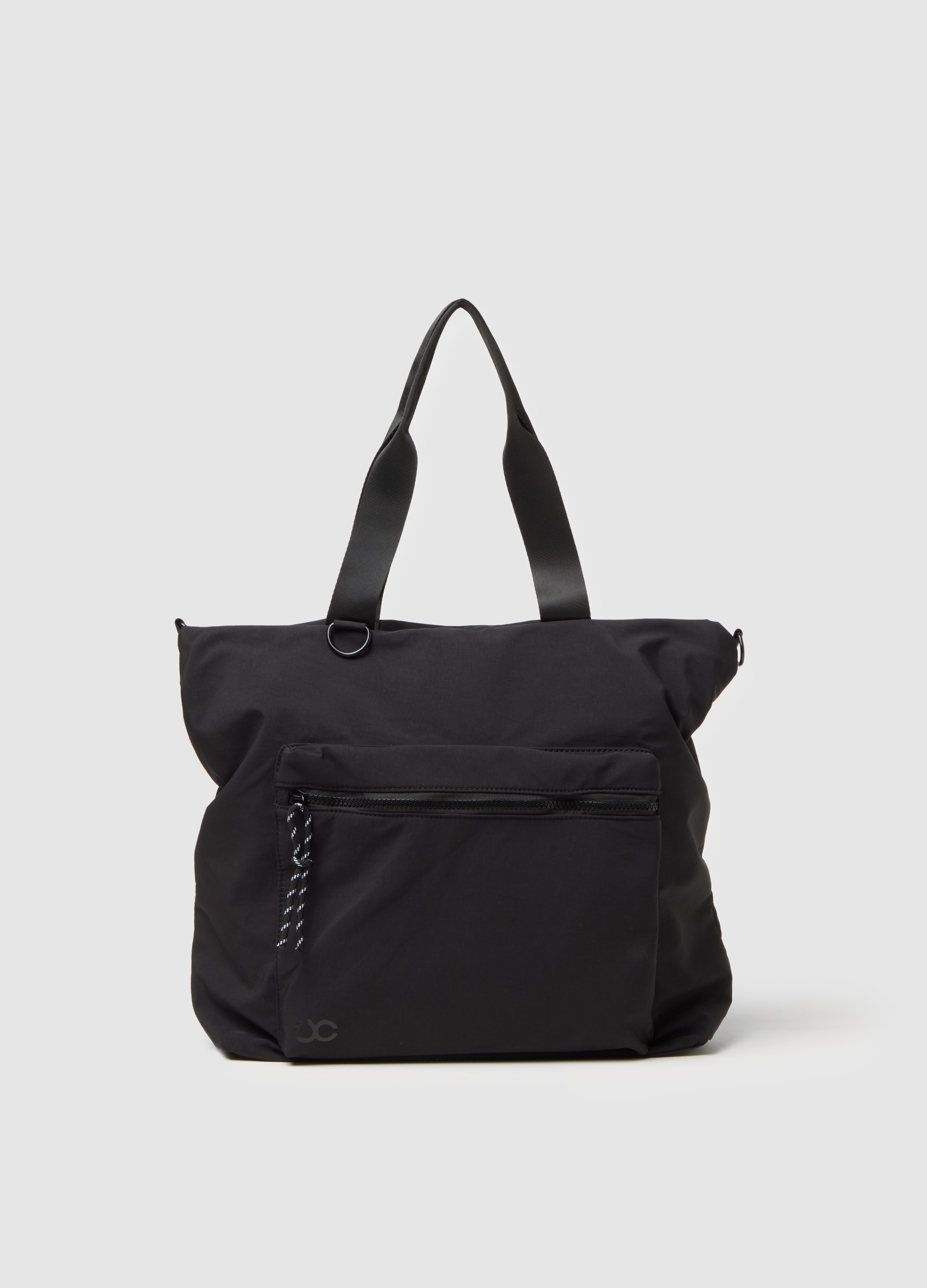 OVS, Bolso Negro Con Asas, Mujer, Gunmetal