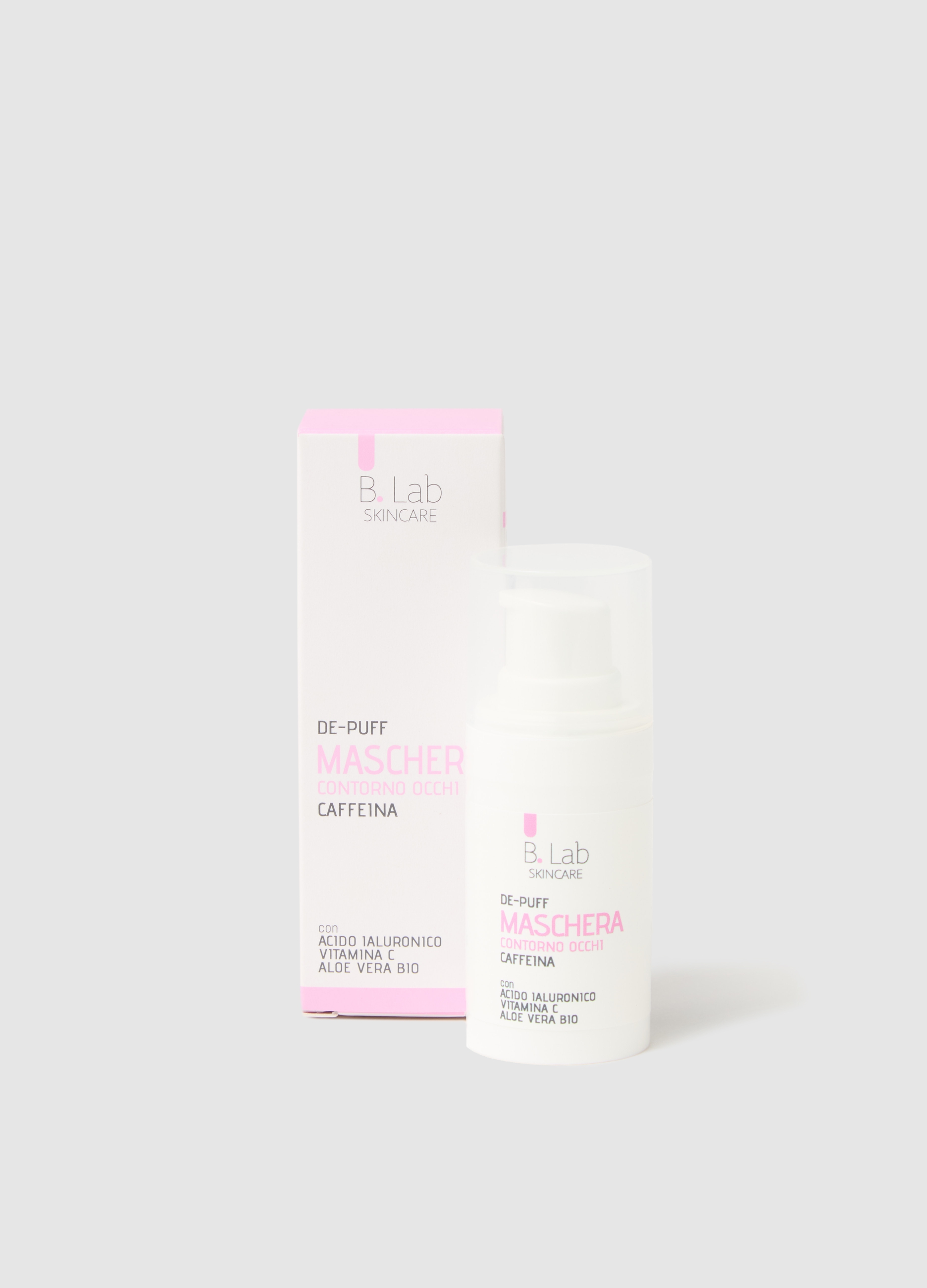 B.LAB , Maschera Contorno Occhi Alla Caffeina - De-puff, Donna, Trasparente, Taglia: FASUL