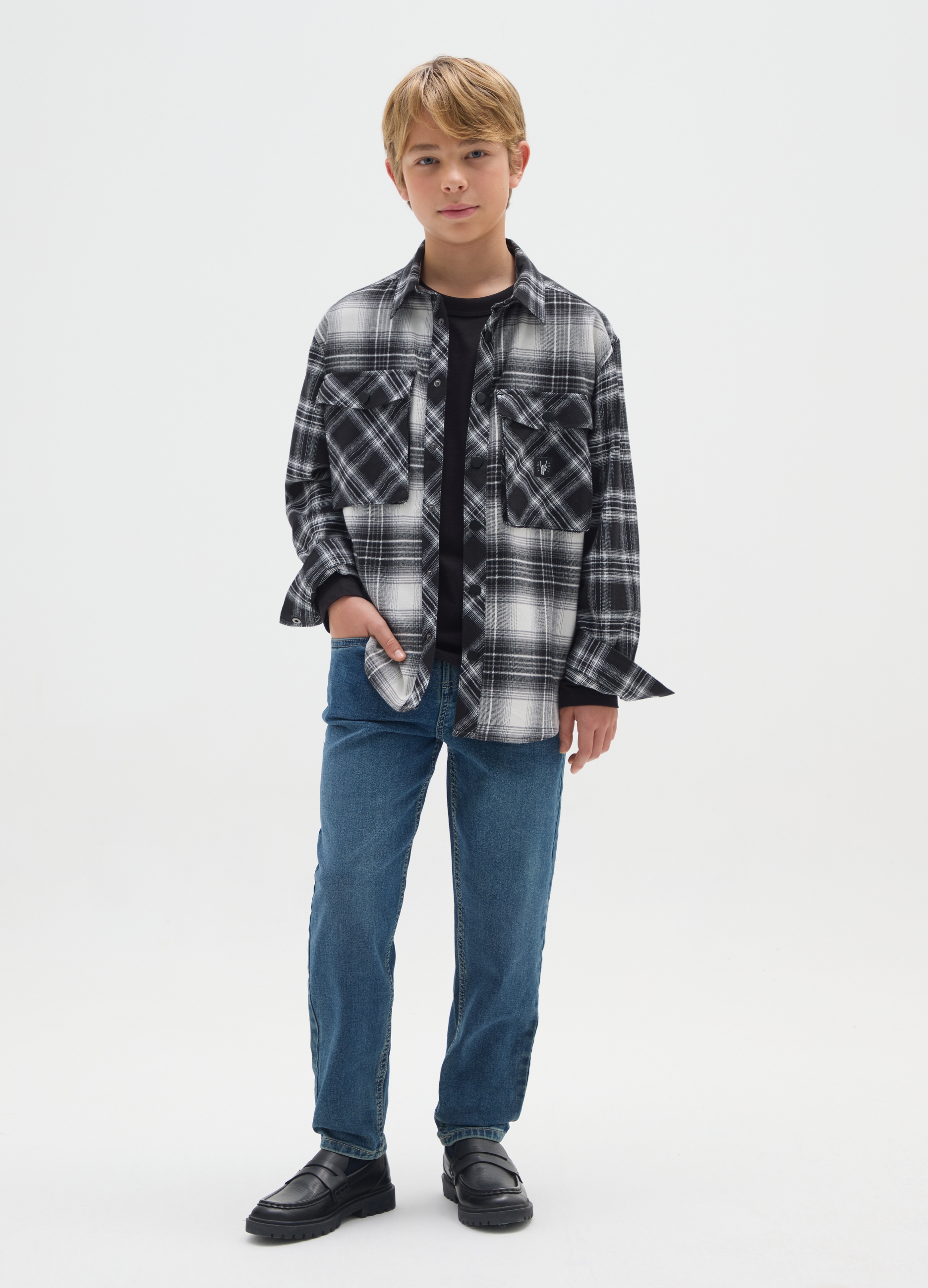 REPUBLIC OF DENIM, Jeans Da Ragazzo In Denim Comfort Fit, Bambino, Denim, Taglia: 11-12