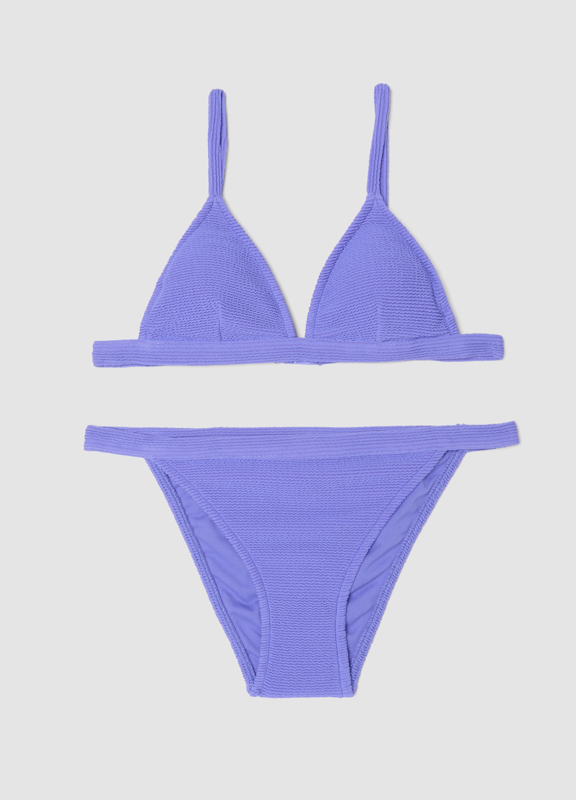 Ovs Kids Donna Denim Bikini Viola In Tessuto Elasticizzato, Bambina, Taglia: 14-15