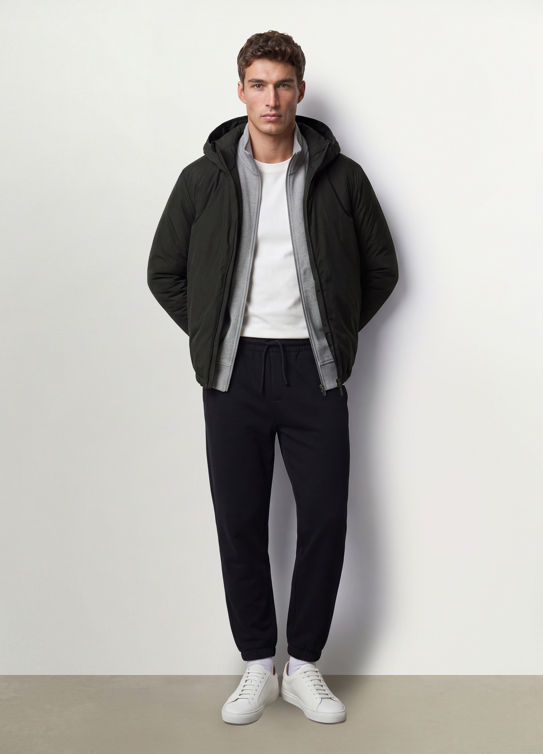OVS, Giubbotto Verde Militare Con Cappuccio E Zip, Uomo, Verde, Taglia: XL