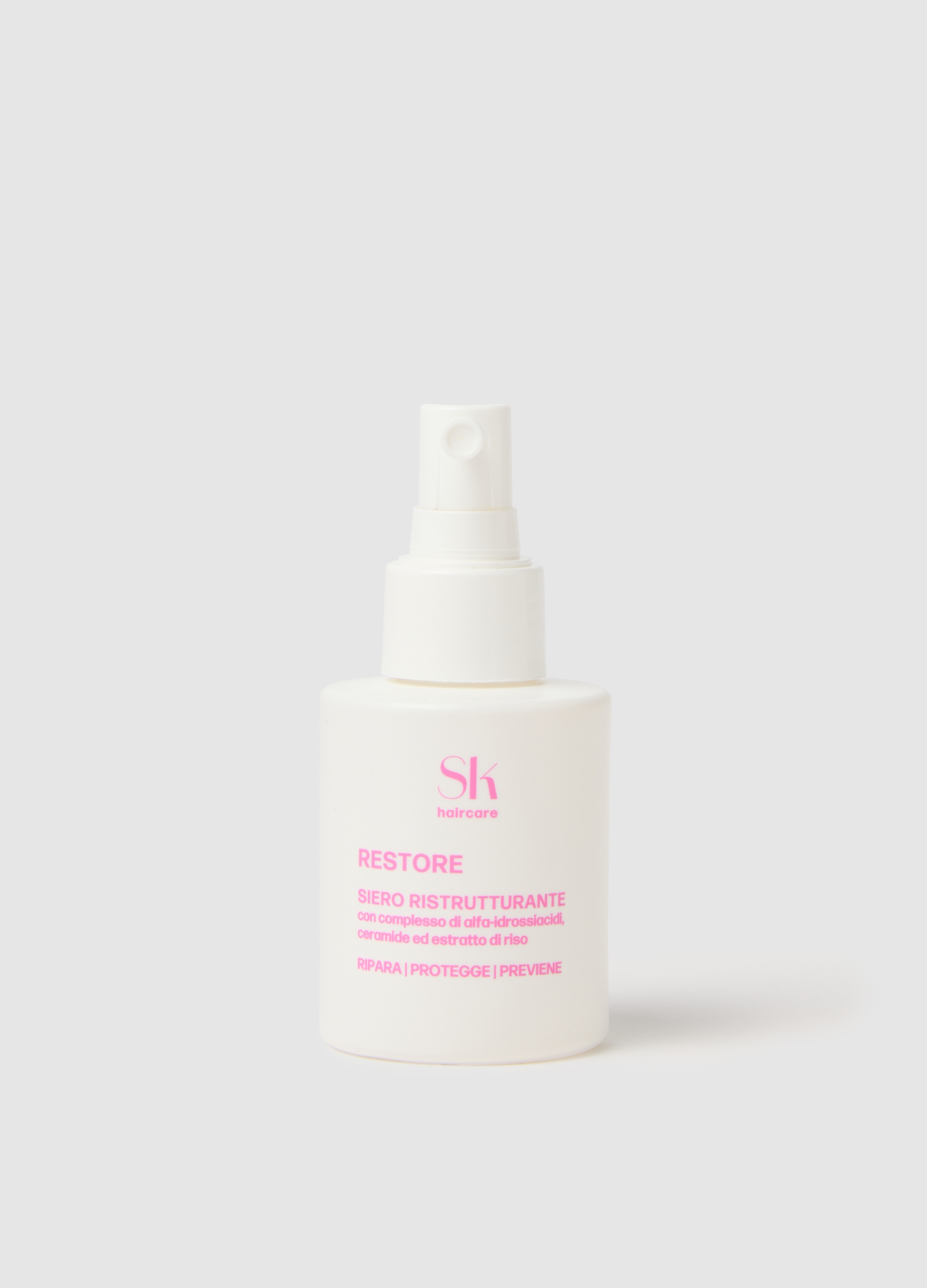 SHK, Siero Capelli Ristrutturante, Donna, Rosa, Taglia: FASUL