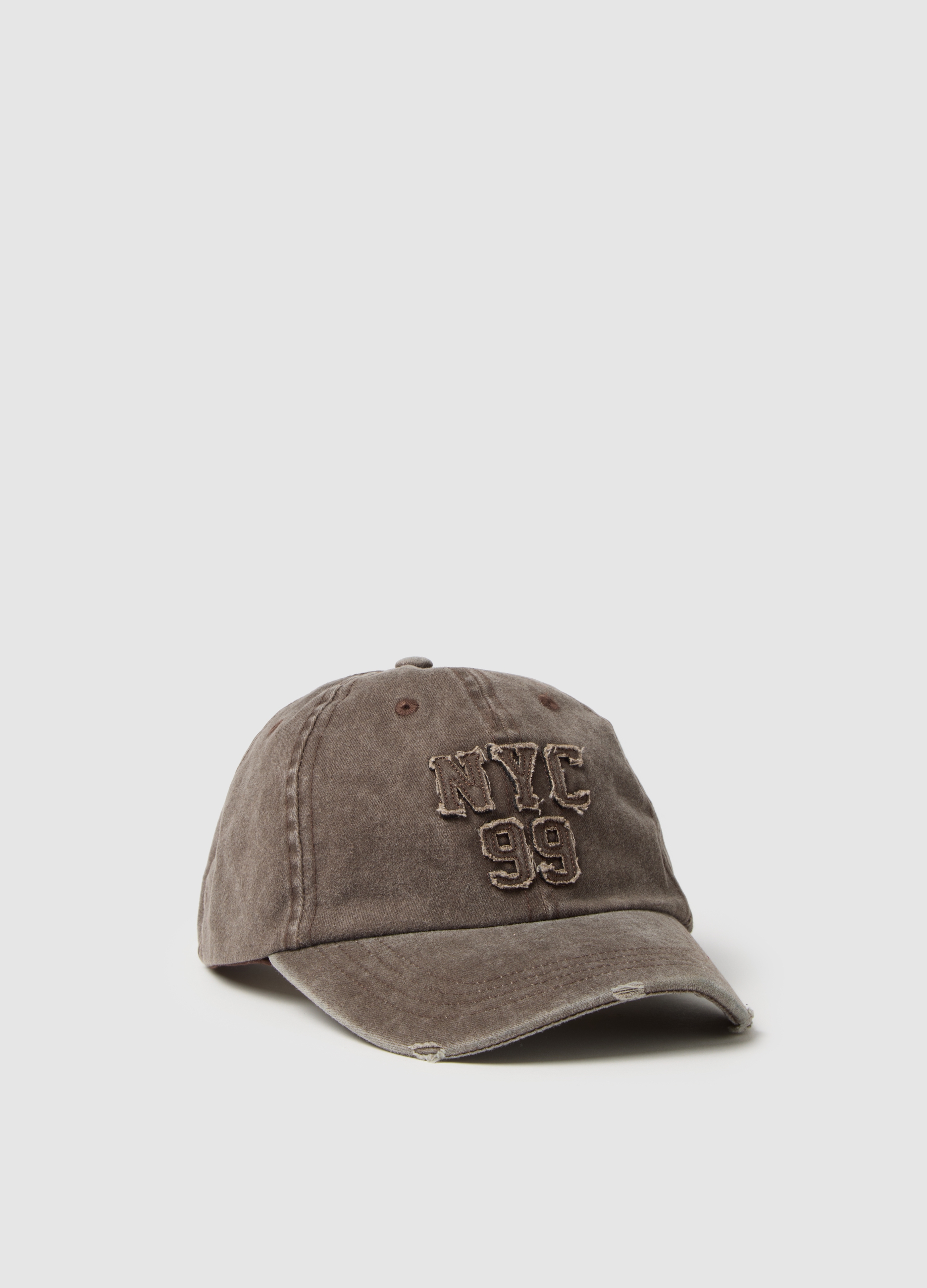 B.ANGEL, Cappello In Puro Cotone Marrone, Donna, Marrone, Taglia: ONE SIZE