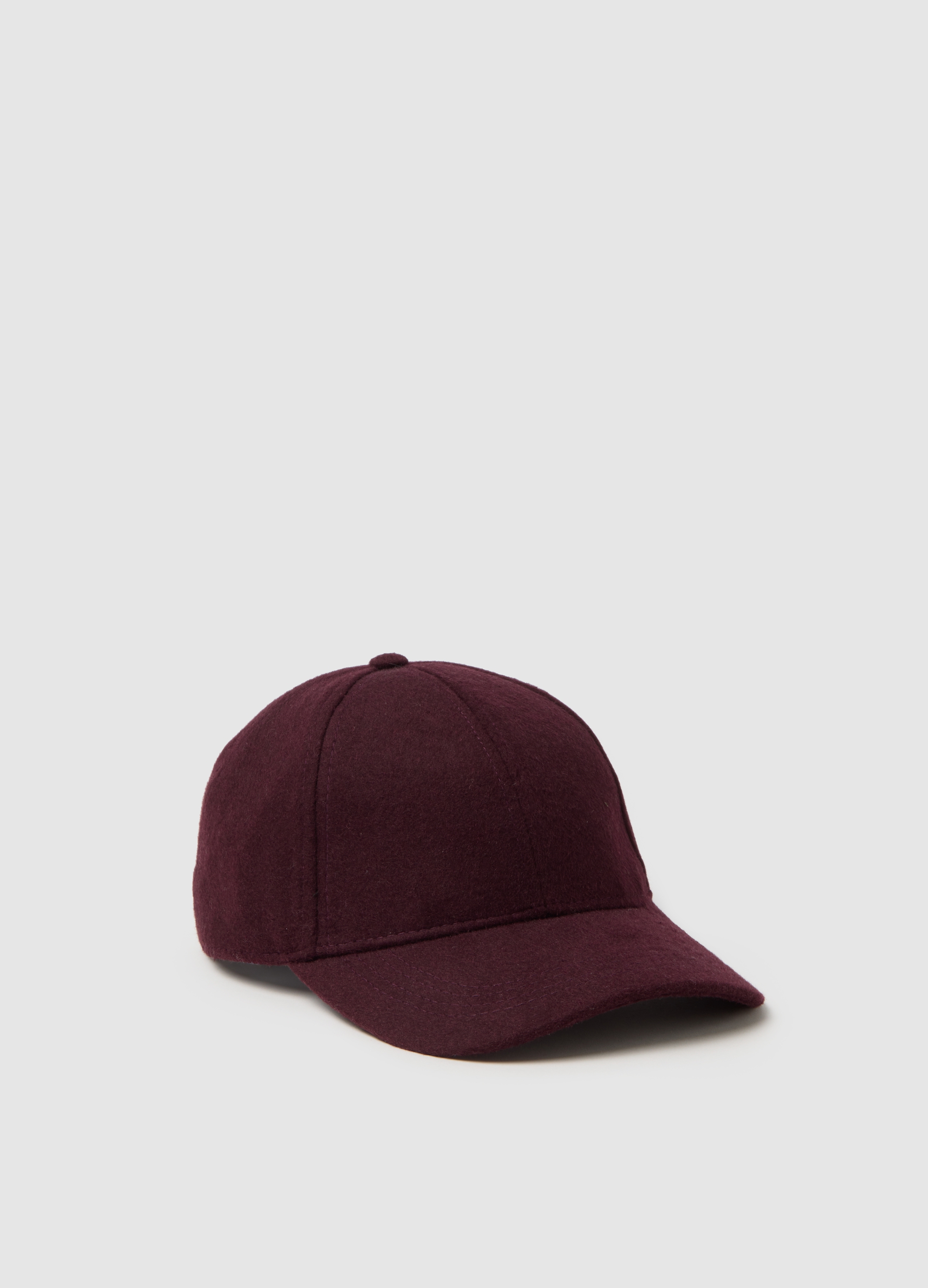 Gorro De Mezcla De Lana Violeta, Mujer, Morado oscuro, Talla: FASUL