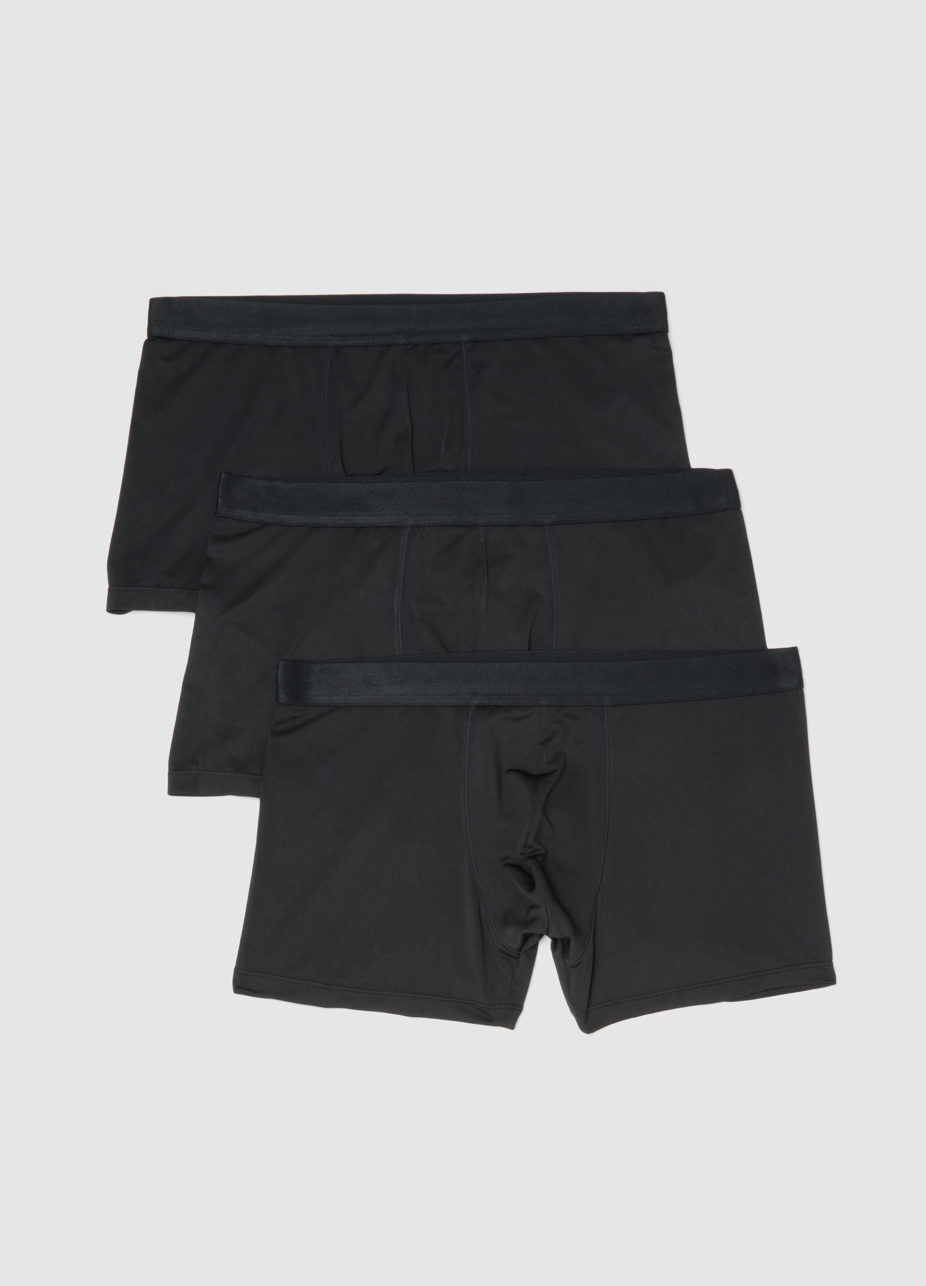 OVS, Tripack Boxer Neri Regular Fit, Uomo, Nero, Taglia: M