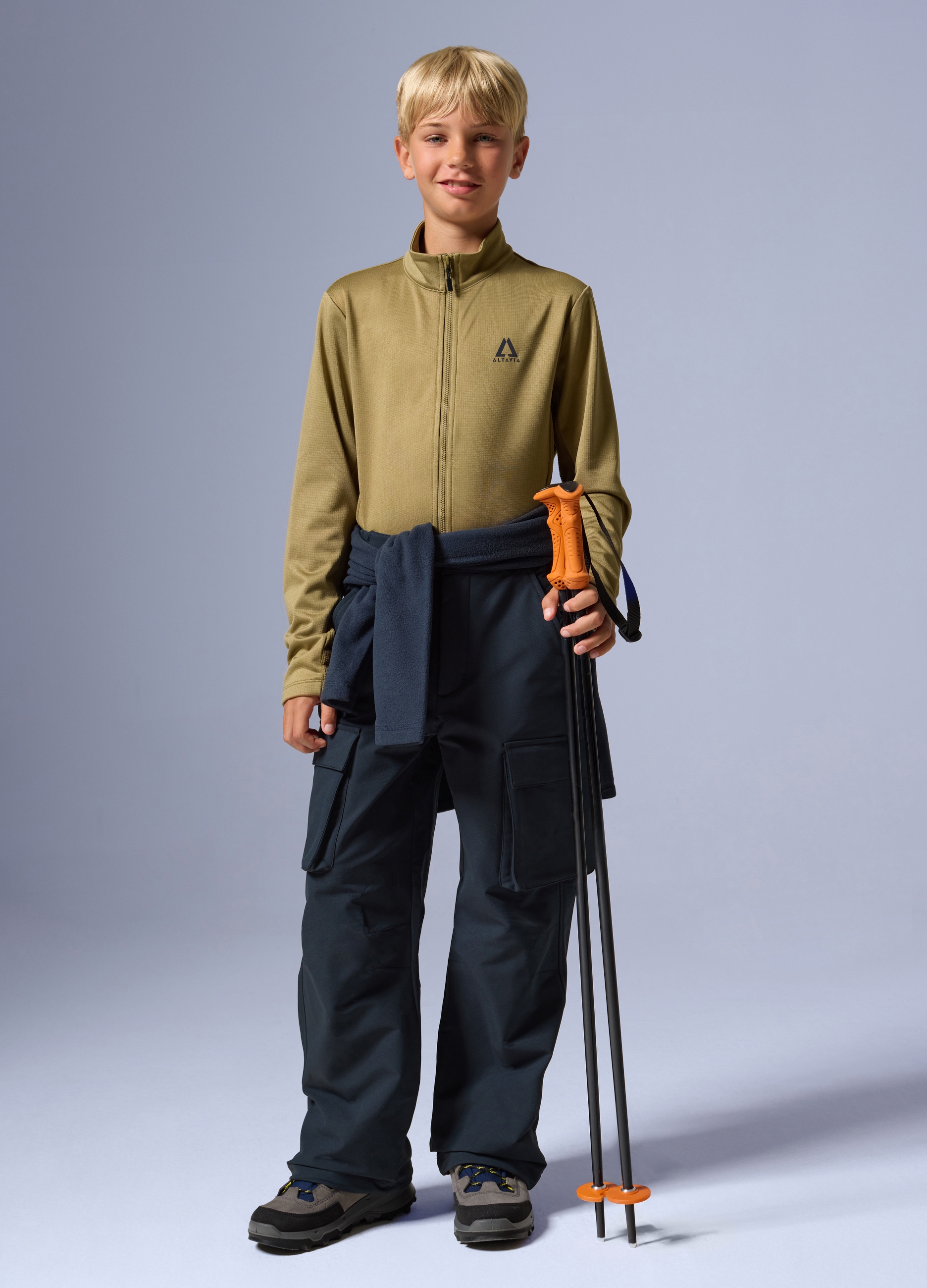 ALTAVIA, Pantaloni Cargo Da Bambino Altavia With Deborah Compagnoni, Unisex, Nero, Taglia: 14