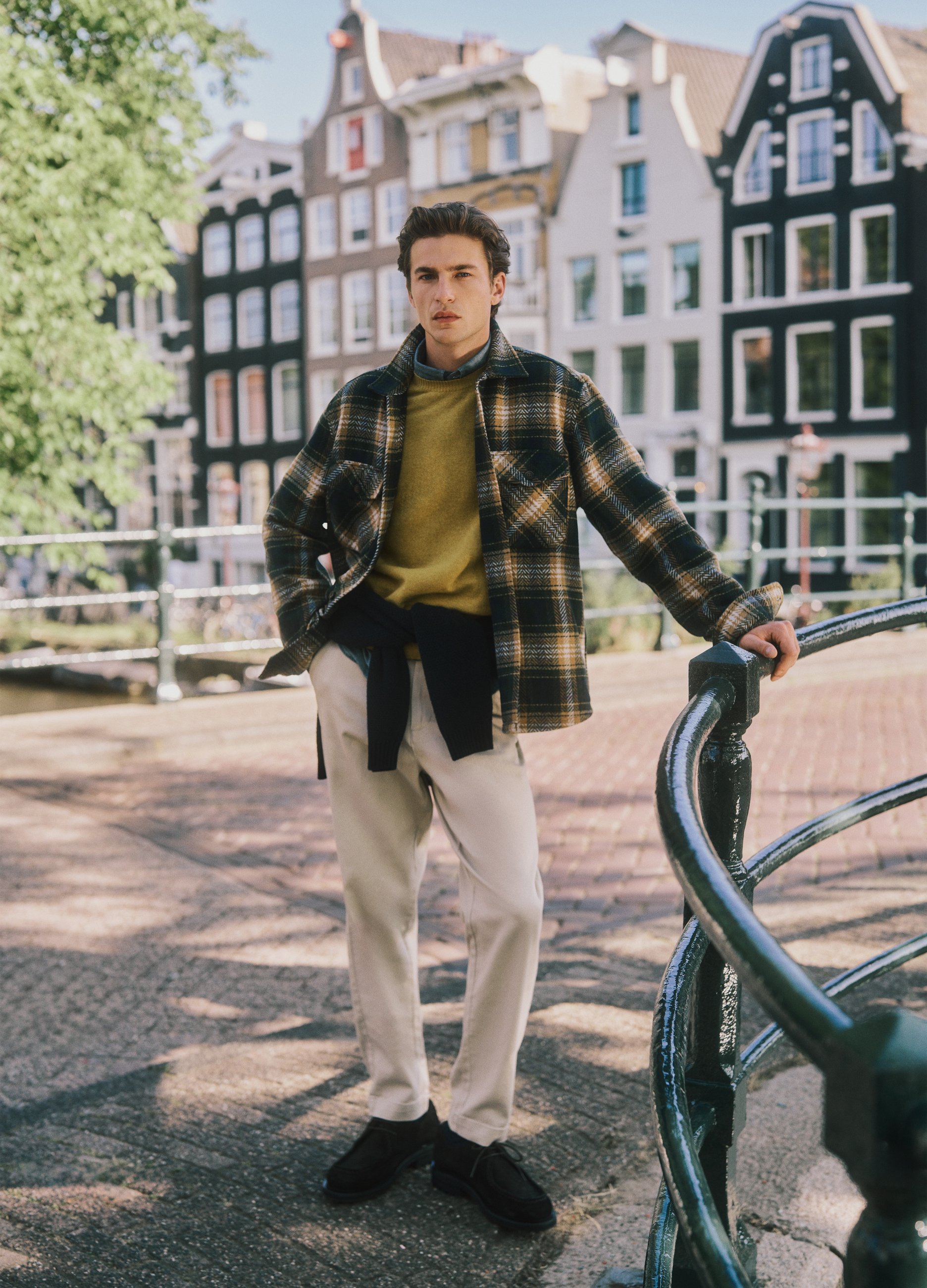 PIOMBO, Camicia A Quadri Multicolor Vestibilità Oversize, Uomo, Multicolor, Taglia: M