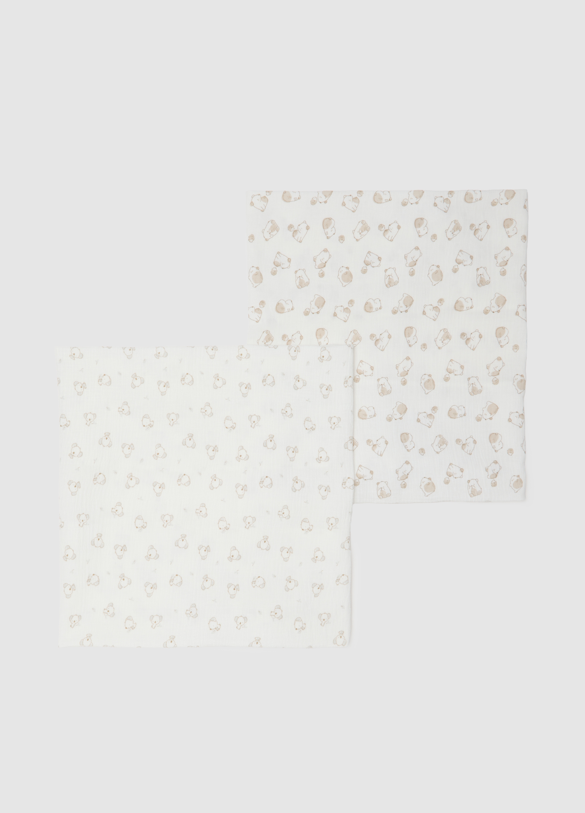 OVS, Mehrfarbiges Set Aus Reiner Baumwolle Für Neugeborene, Unisex, Weiß/Beige, Größe: FASUL